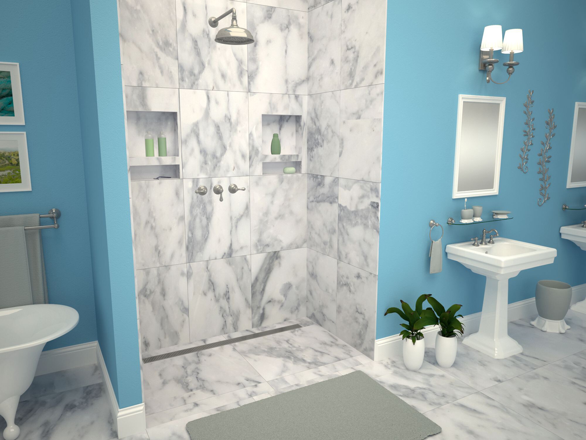 Tile Redi RT3060CBFB-PVC-SQBN Shower-Floors - View #8