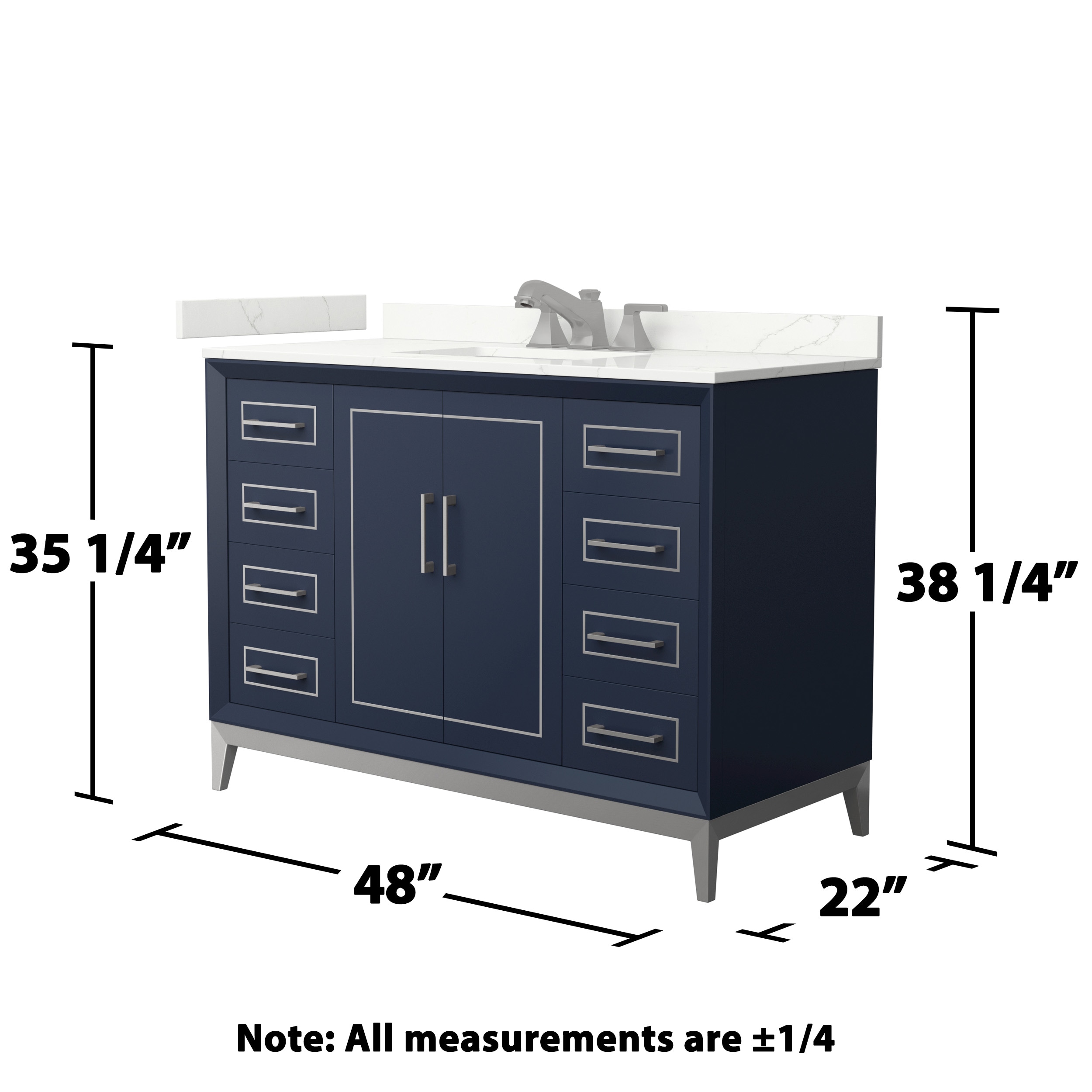 Wyndham Collection WCH515148SBNGTUS3MXX Bath-Vanity-Combo - View #6