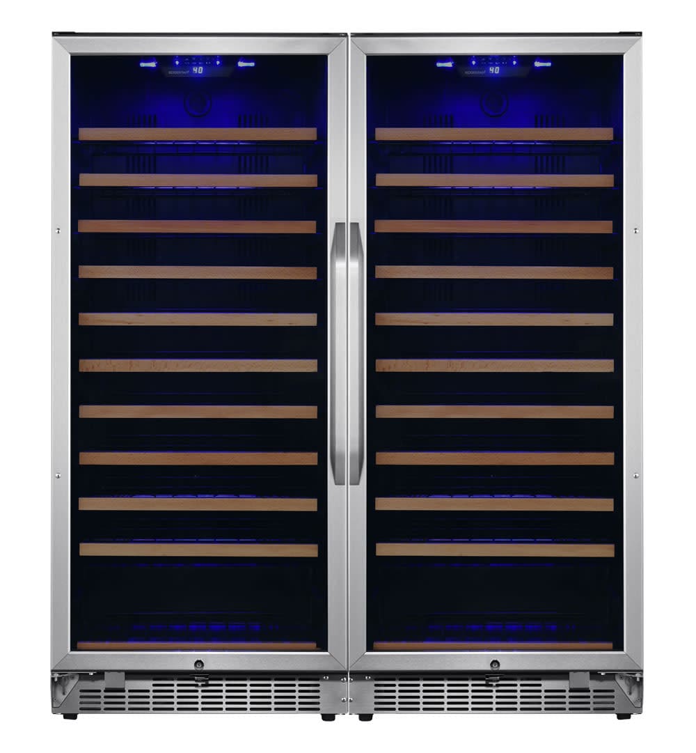 EdgeStar CWR1212SZDUAL CWR1212SZDUAL 48 Inch Wide 222 Bottle Capacity Built-In or Free Standing Wine Cooler