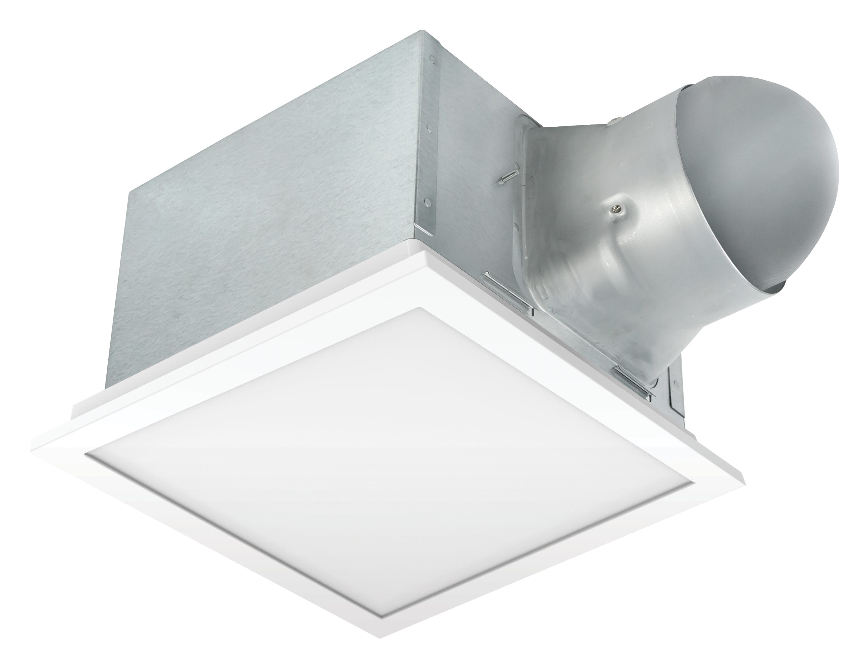 Utilitech 1-Sone 150-CFM White Decorative Lighted Bathroom Fan ENERGY STAR in the Bathroom Fans & Heaters department at Lowes.com