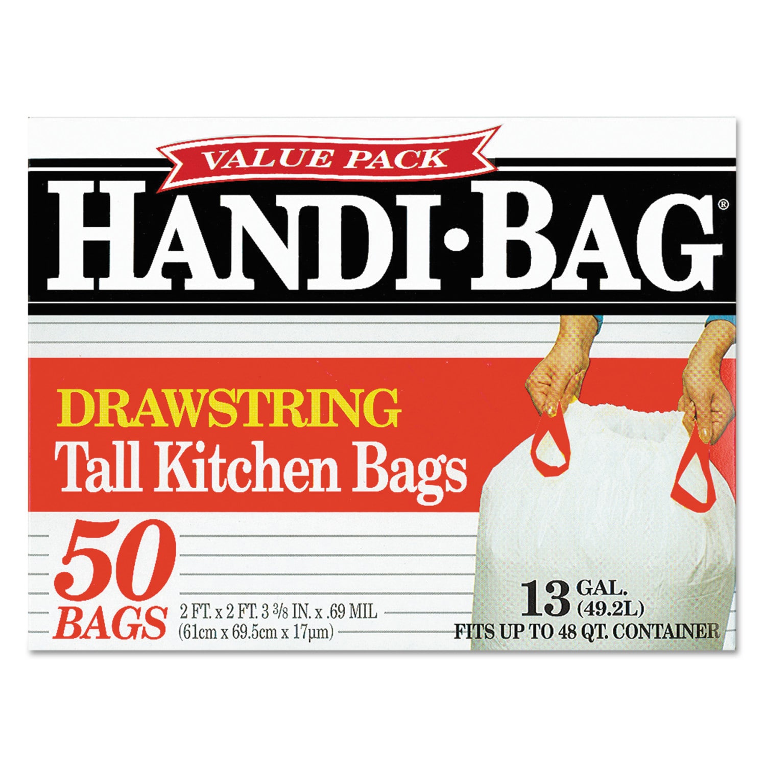13 Gallon Kirkland Drawstring Trash Bags - 200 count 