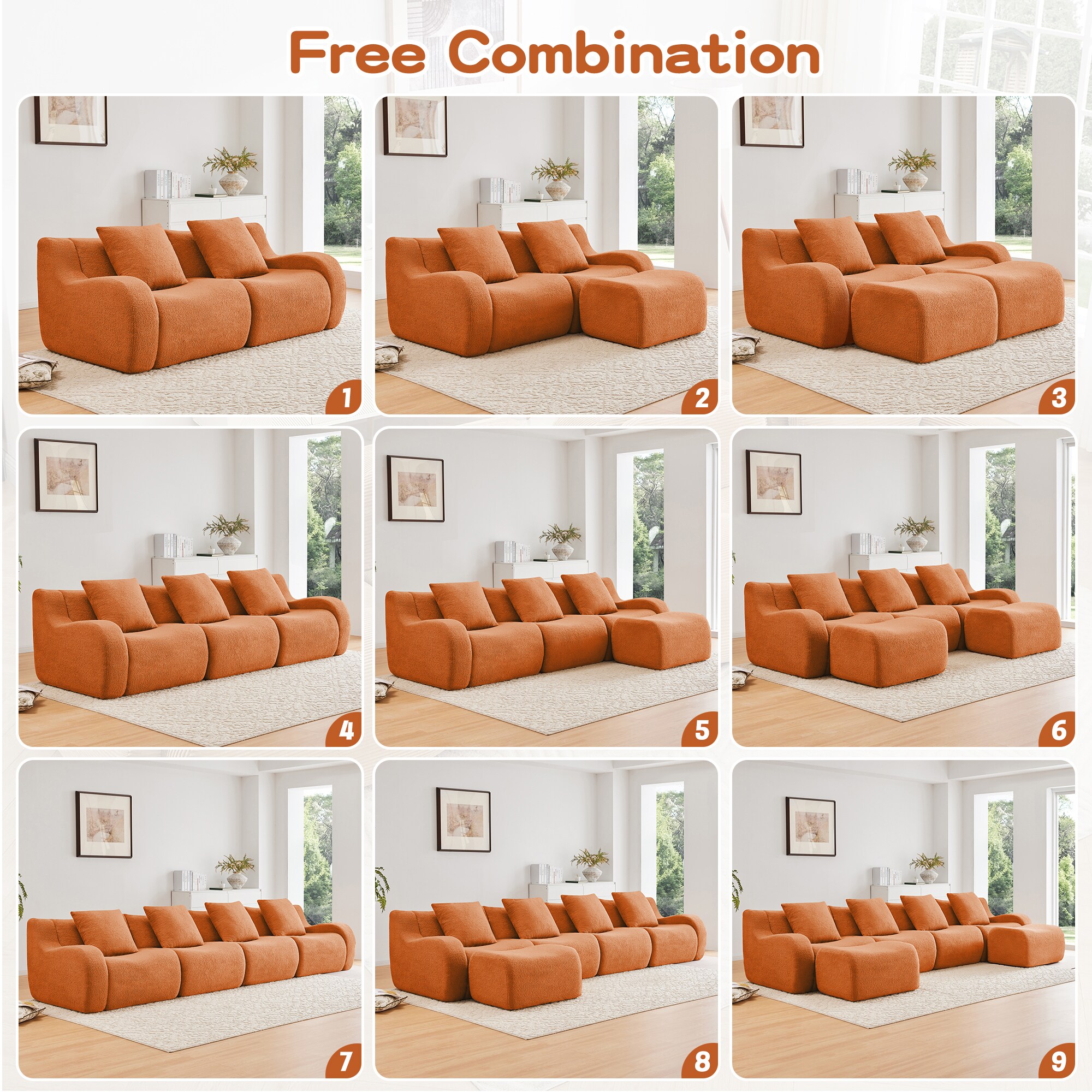 SINOFURN SYA020328BG Sofas-Loveseats - View #11