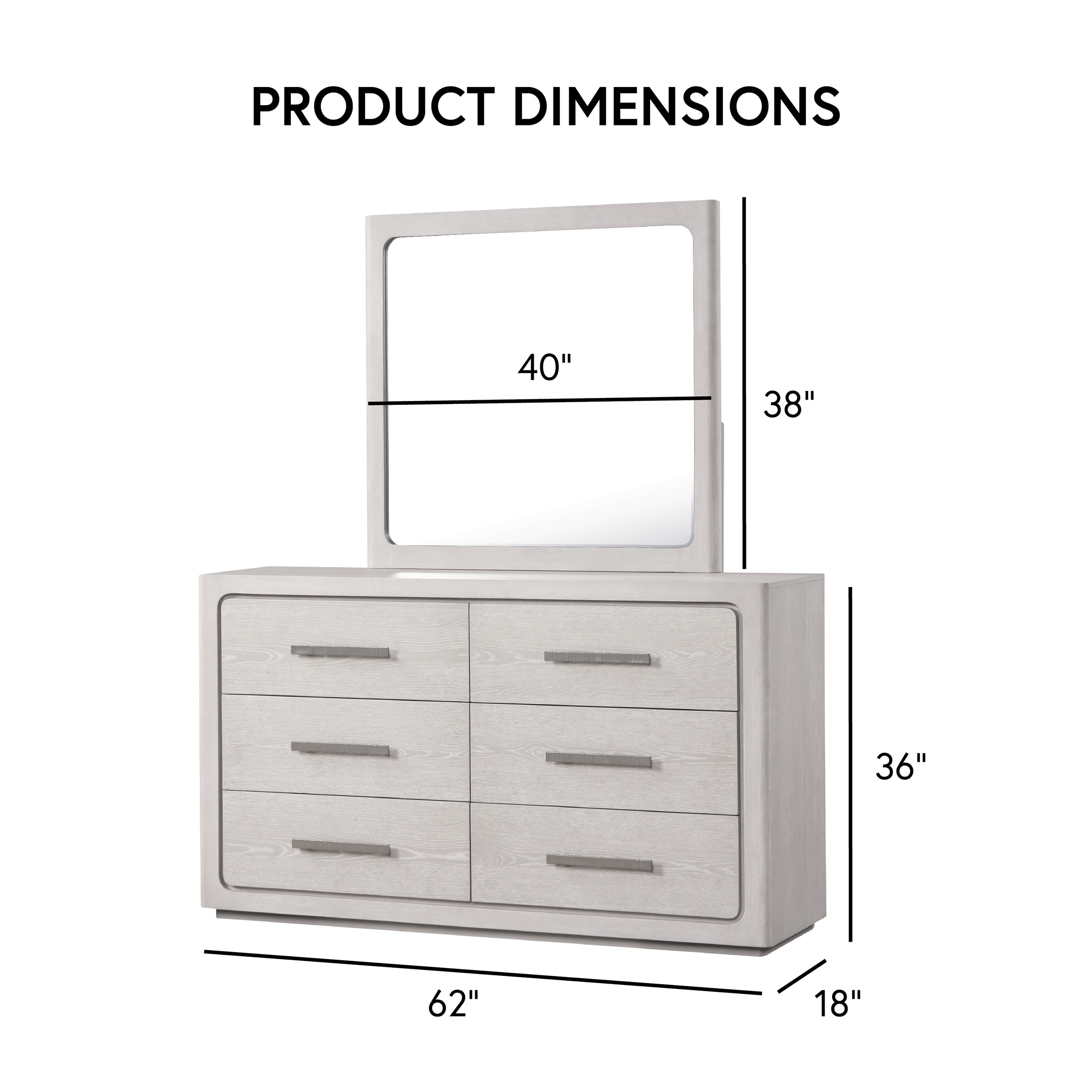 Furniture of America IDF-70100AK-DM dressers - View #3