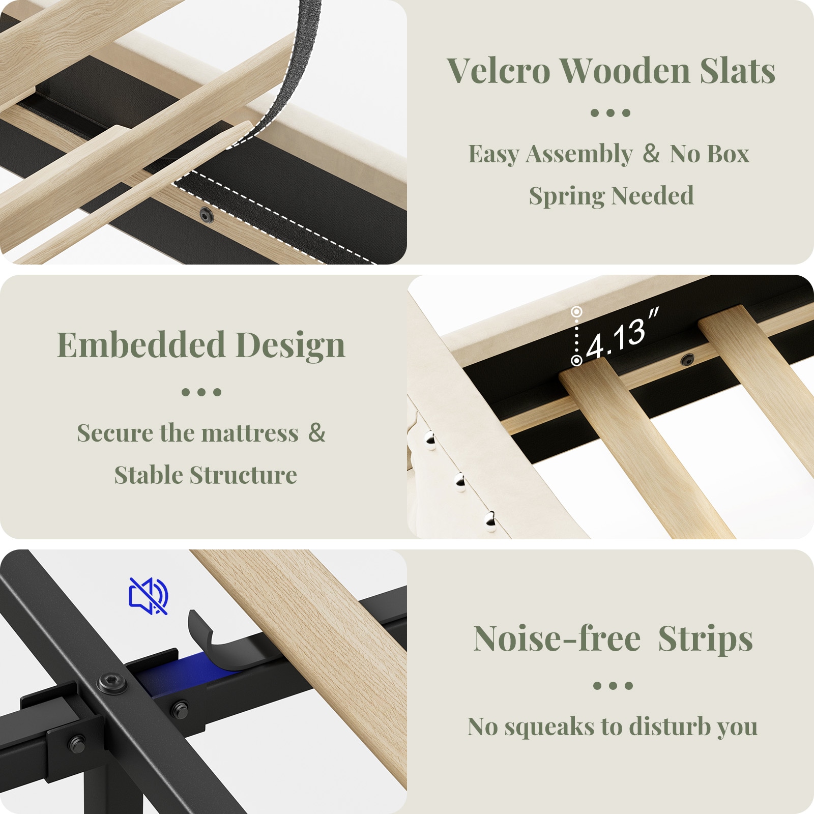 Belffin E08-A01020H Bed-Risers - View #5