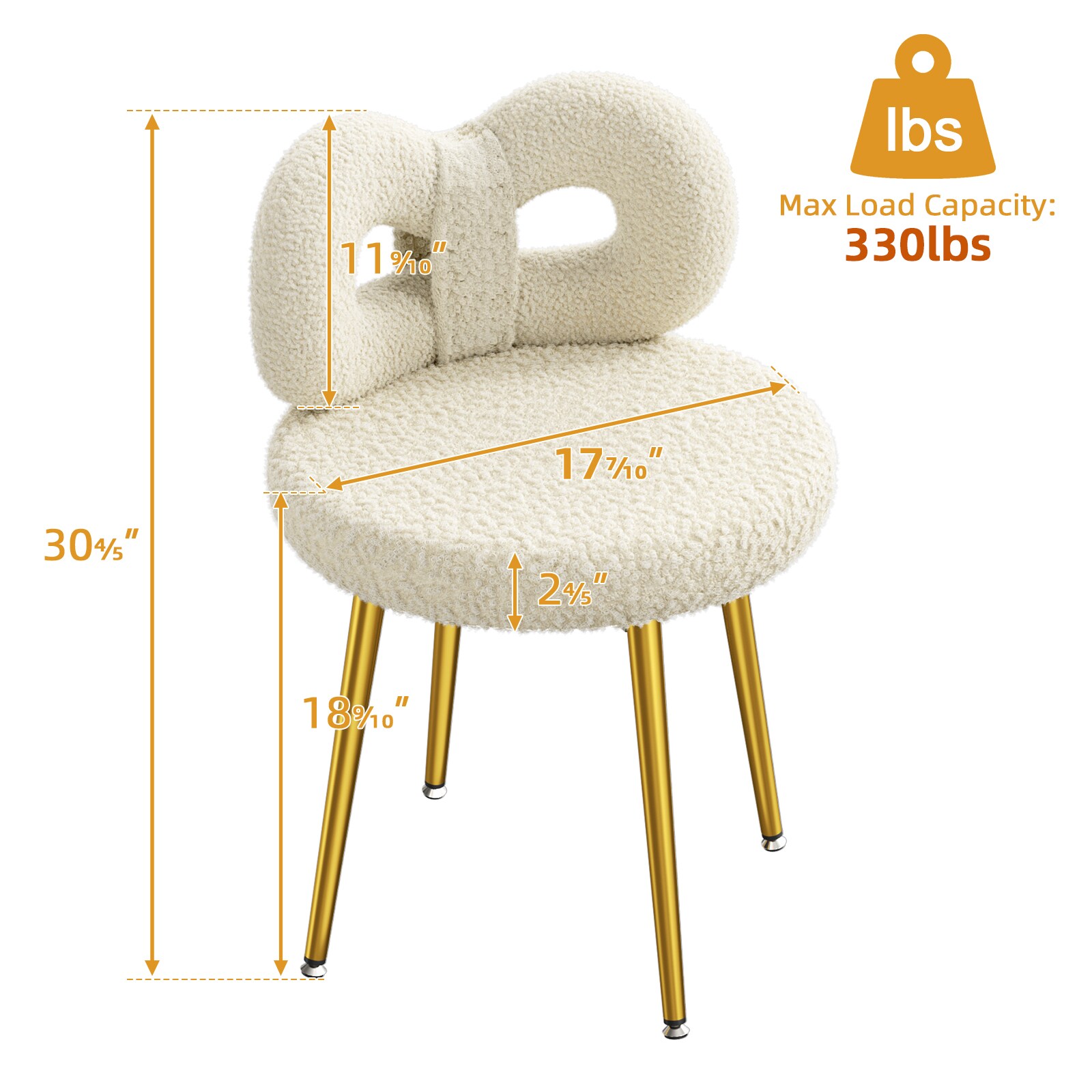 LOVMOR SWIVEL-CH-WHITE-GLEG chairs - View #3