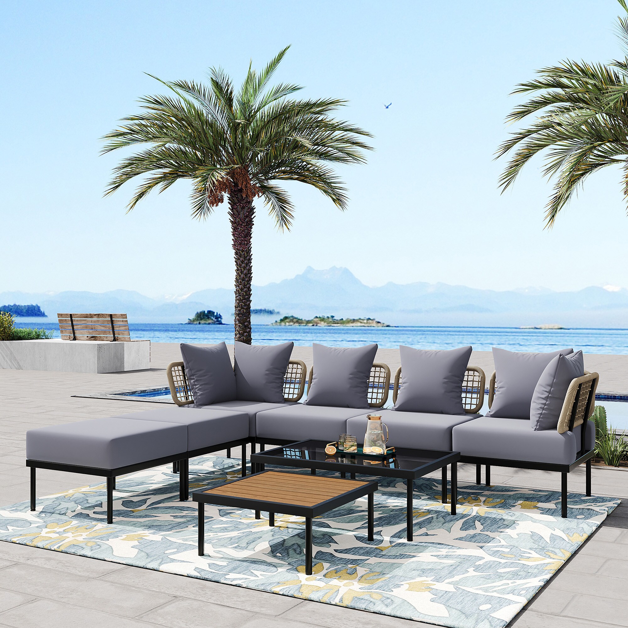 ModernLuxe L-TM000003AAE Patio-Conversation-Sets - View #2