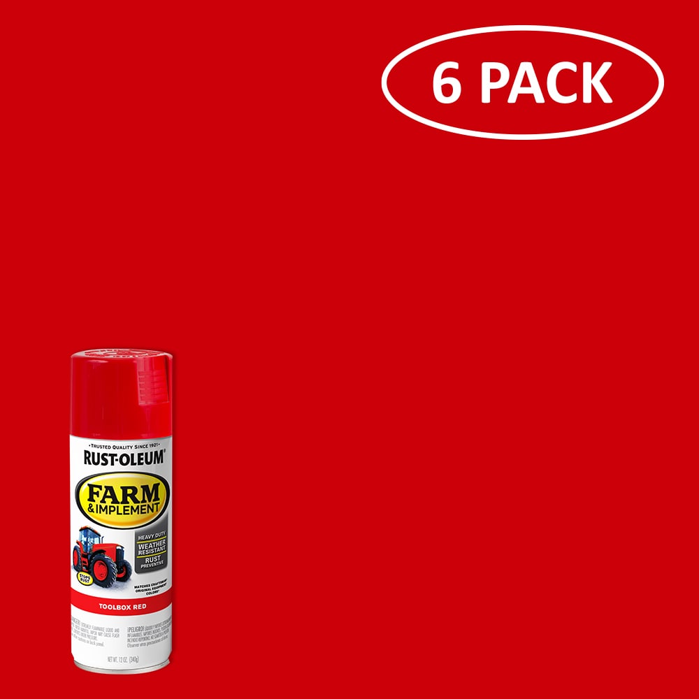 11 oz. Red Spray (6-pack)
