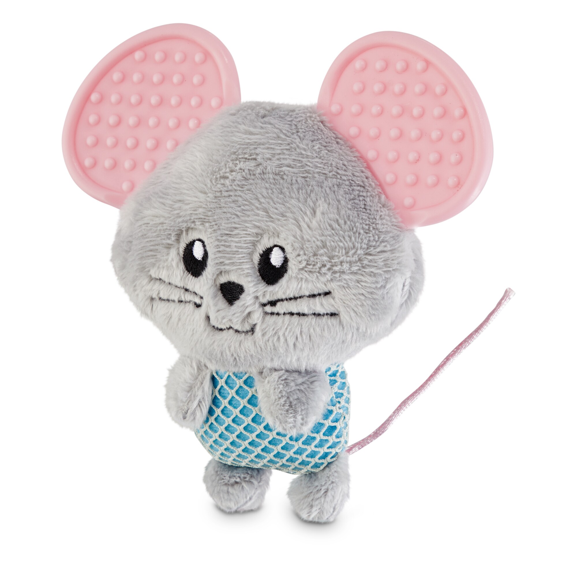 Leaps & Bounds 2974634 Little Paws Teething Mouse with Catnip Polyester Plush Cat Toy