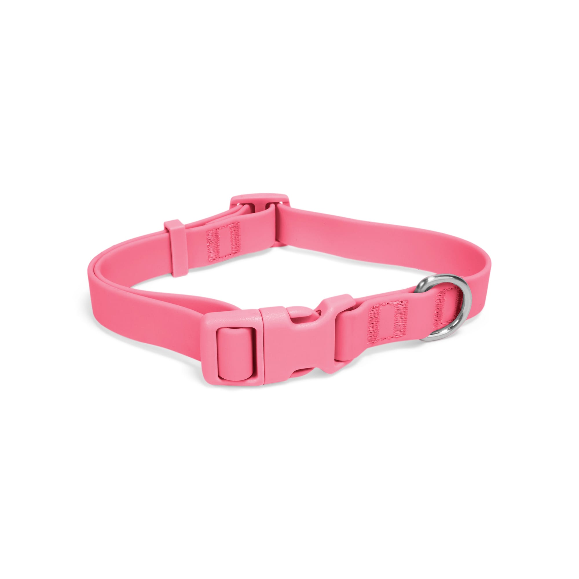 Youly  Waterproof Odor-Resistant Dog Collar Light Pink Medium