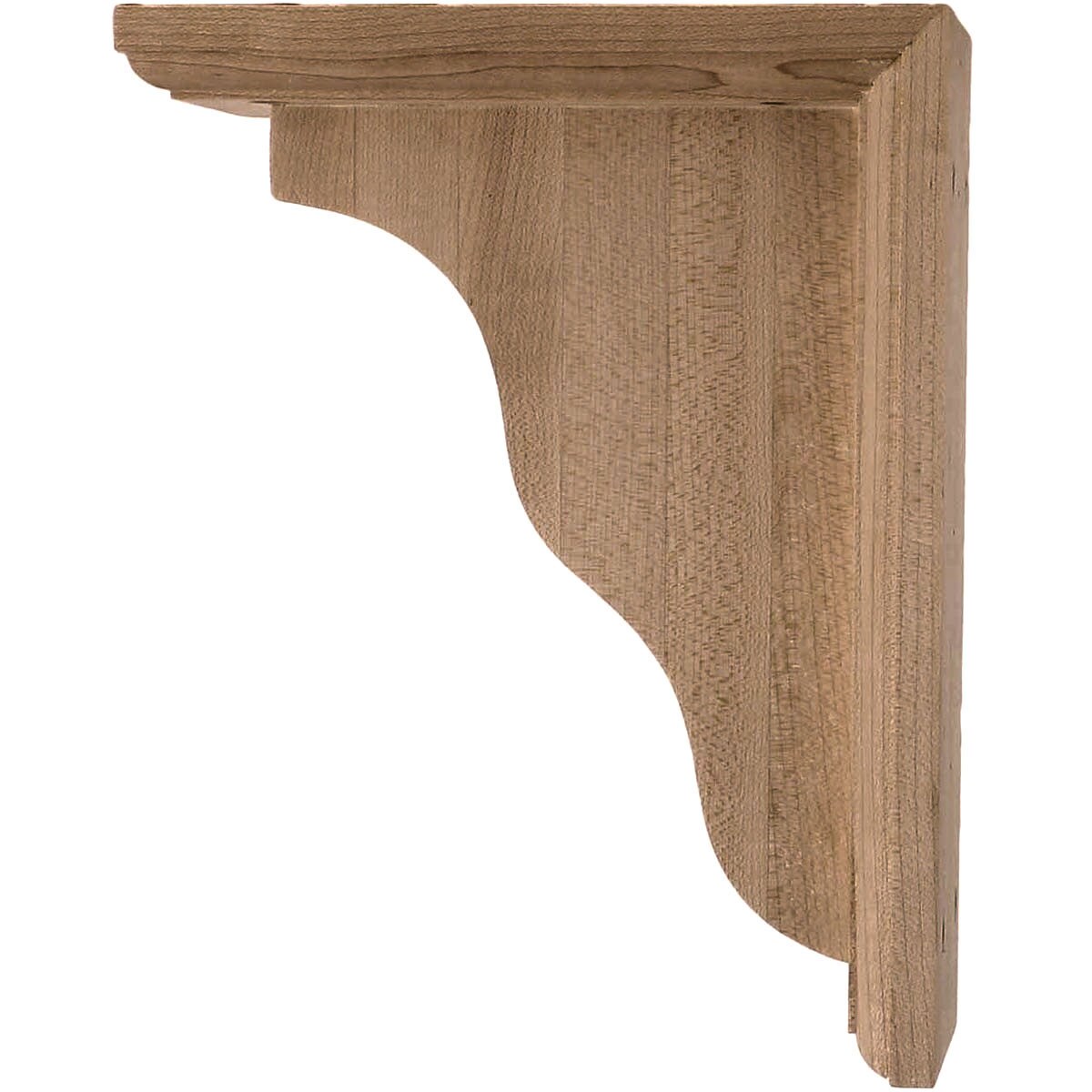 Hamilton 9" Beige Rubberwood Traditional Bracket