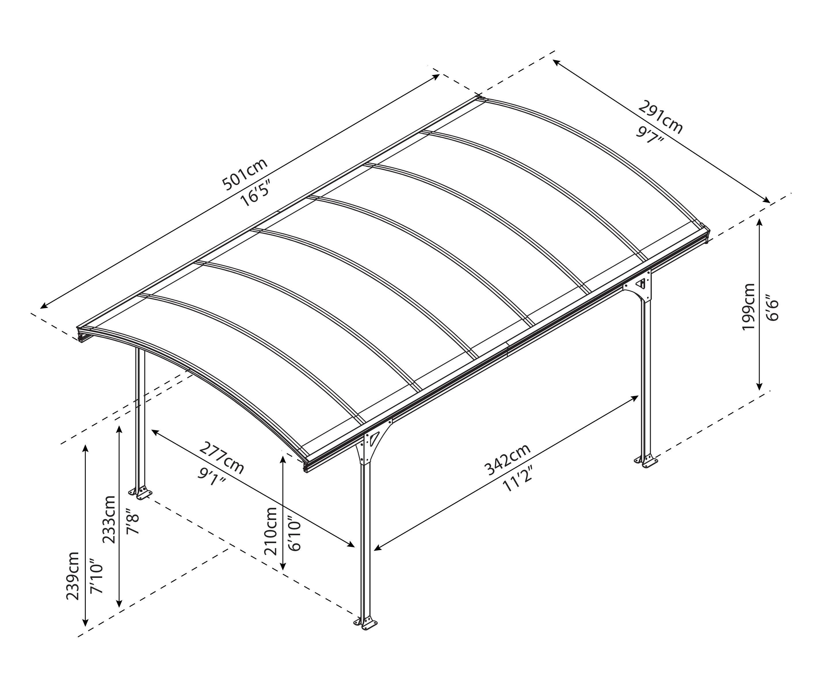 Canopia by Palram 702348 Carport-Covers - View #4