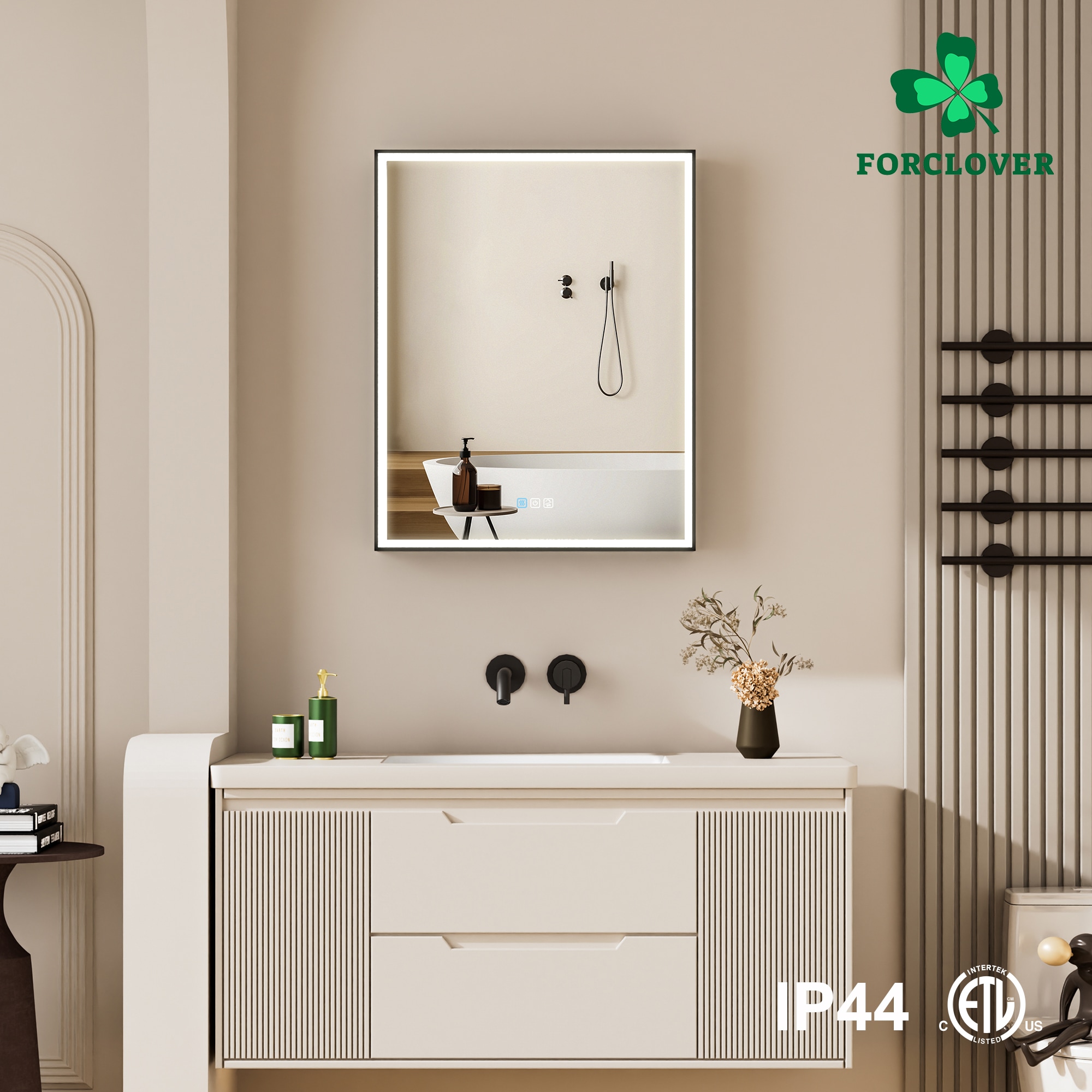 Forclover MF03ZC-BK2430L Bathroom-Medicine-Cabinets - View #17