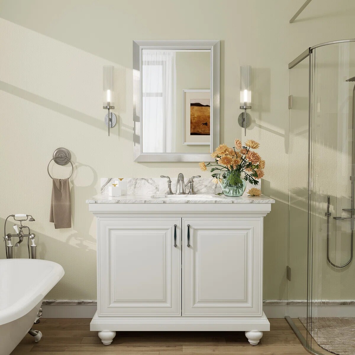 YQP YQP-D-RA5070-S Framed-Bath-Mirrors - View #2