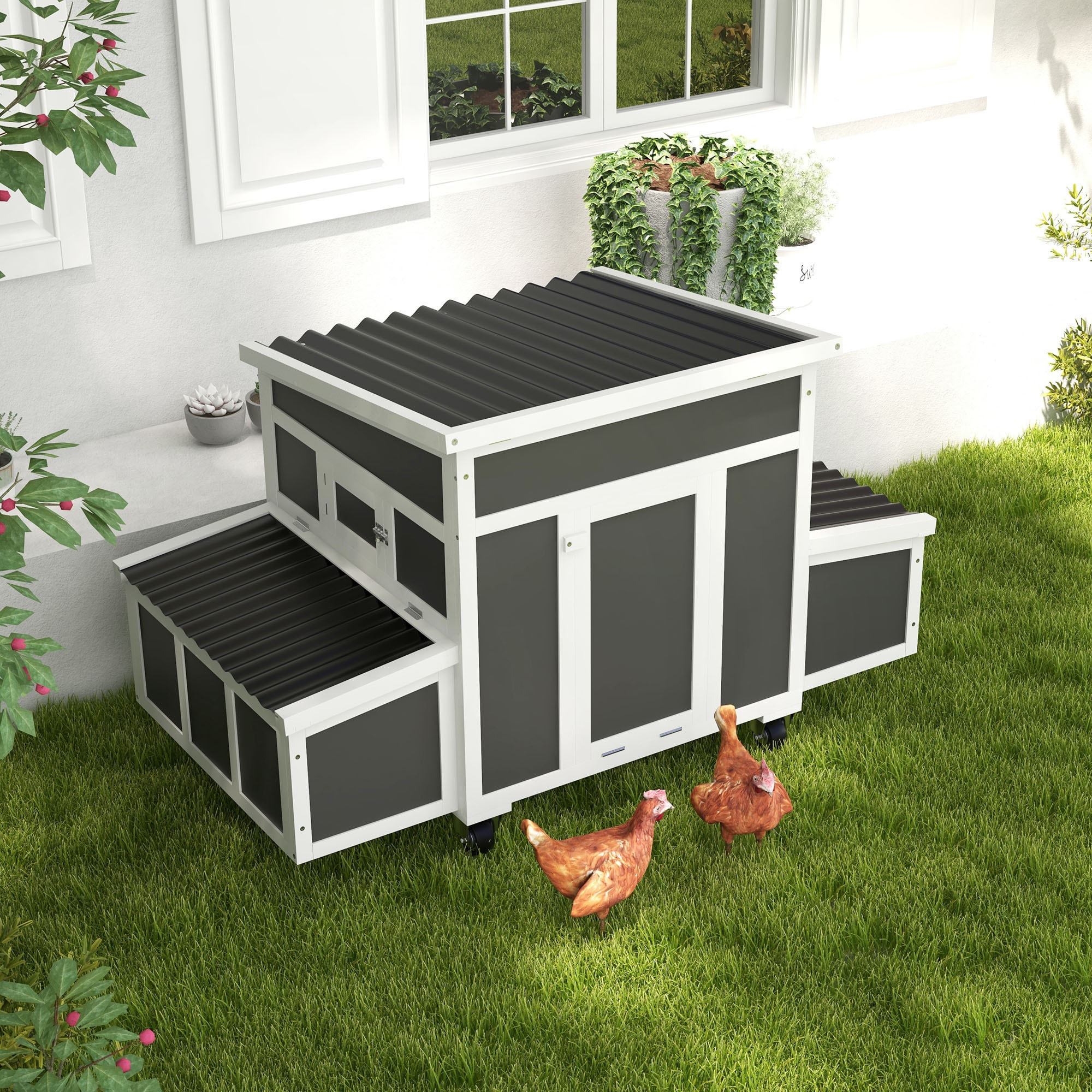 Tinyhomie LW-X-ASKARL450 Chicken-Coops-Rabbit-Hutches - View #3