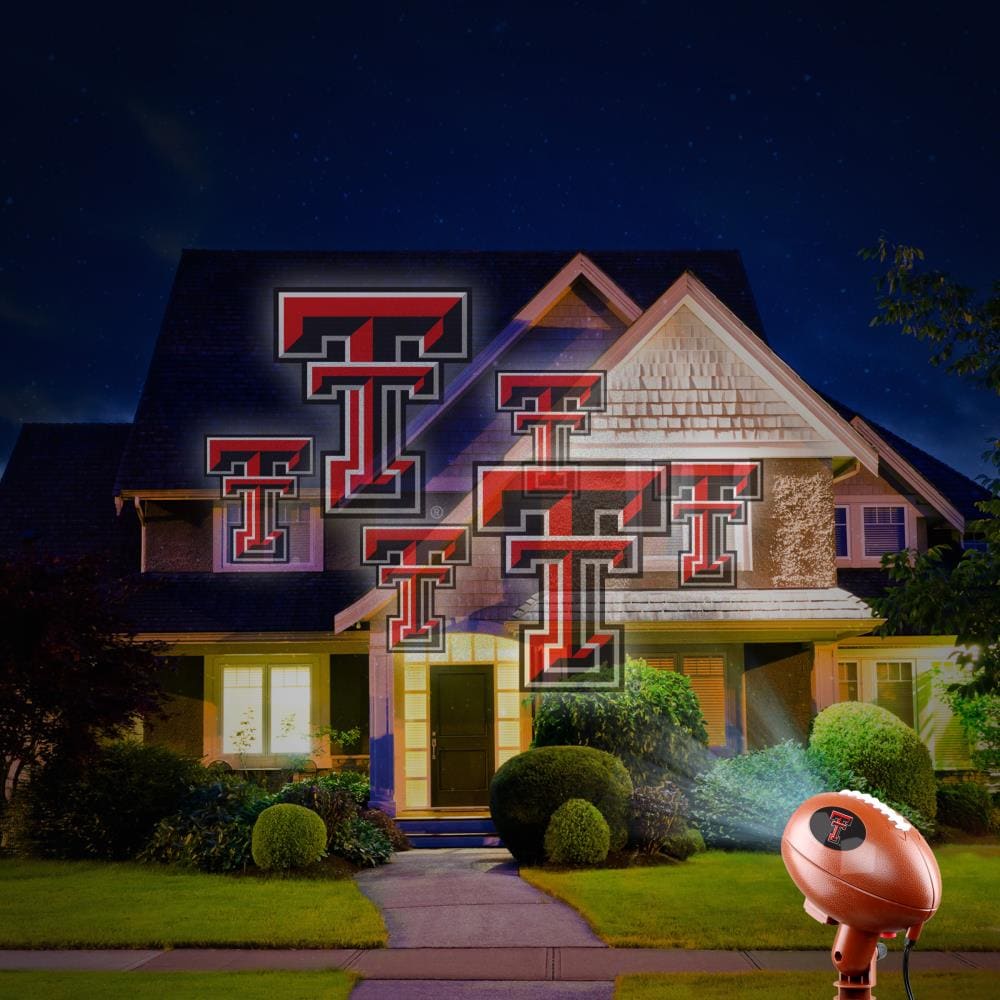 Fabrique Innovations Multi-Function Texas Tech Red Raiders Electrical Outlet  Multi-design Any Occasion Indoor/Outdoor Light Show Projector in the Light  Show Projectors department at