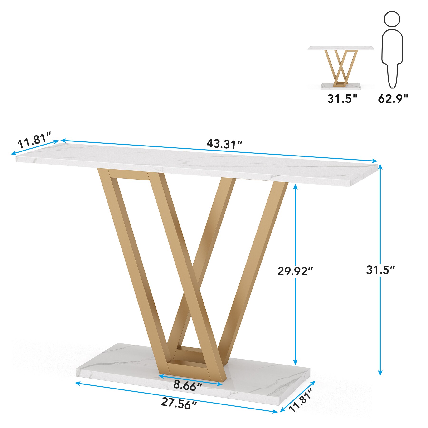 Tribesigns LWFD-U0163 Console-Sofa-Tables - View #7