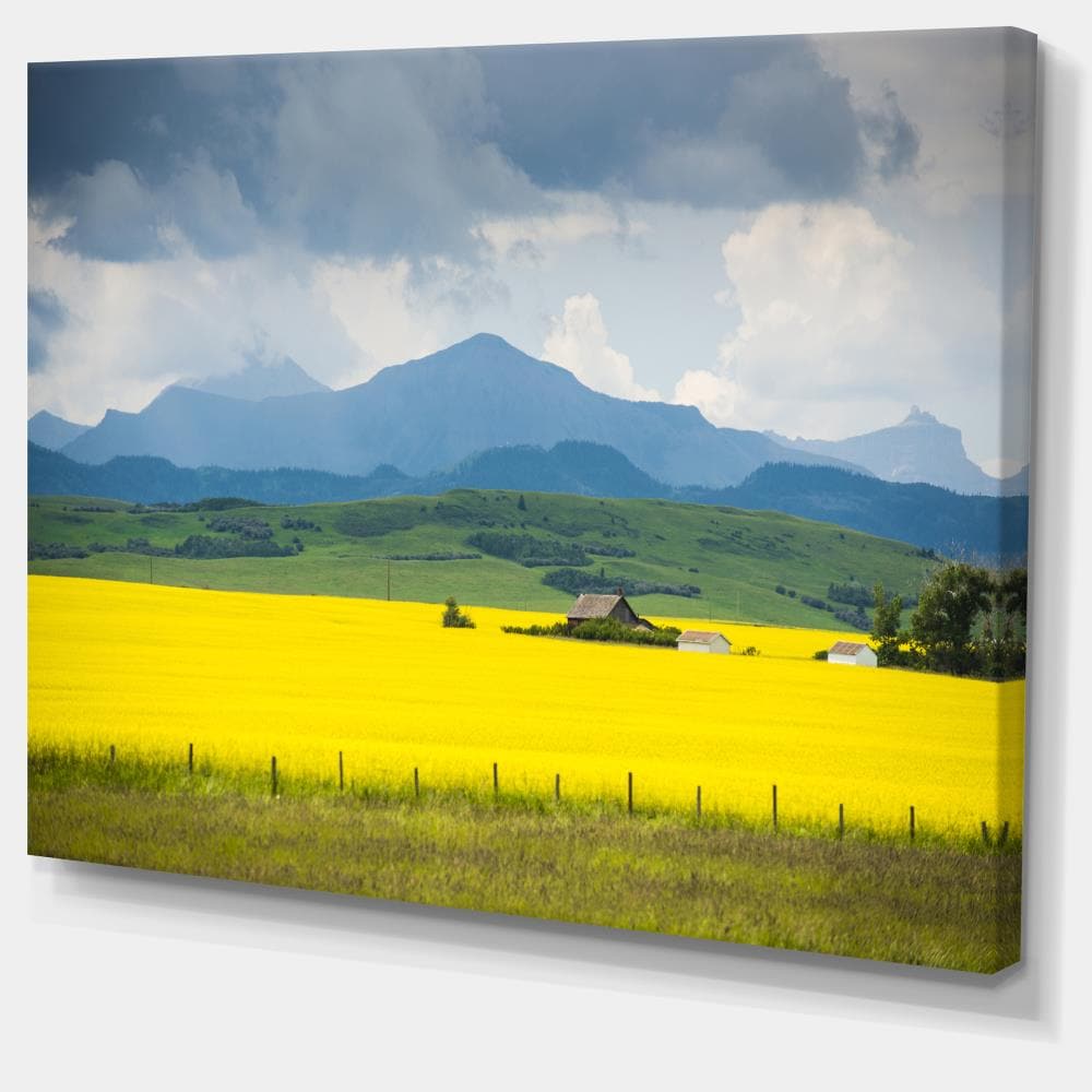 Designart 60-in H x 40-in W Landscape Print on Canvas in the Wall Art ...