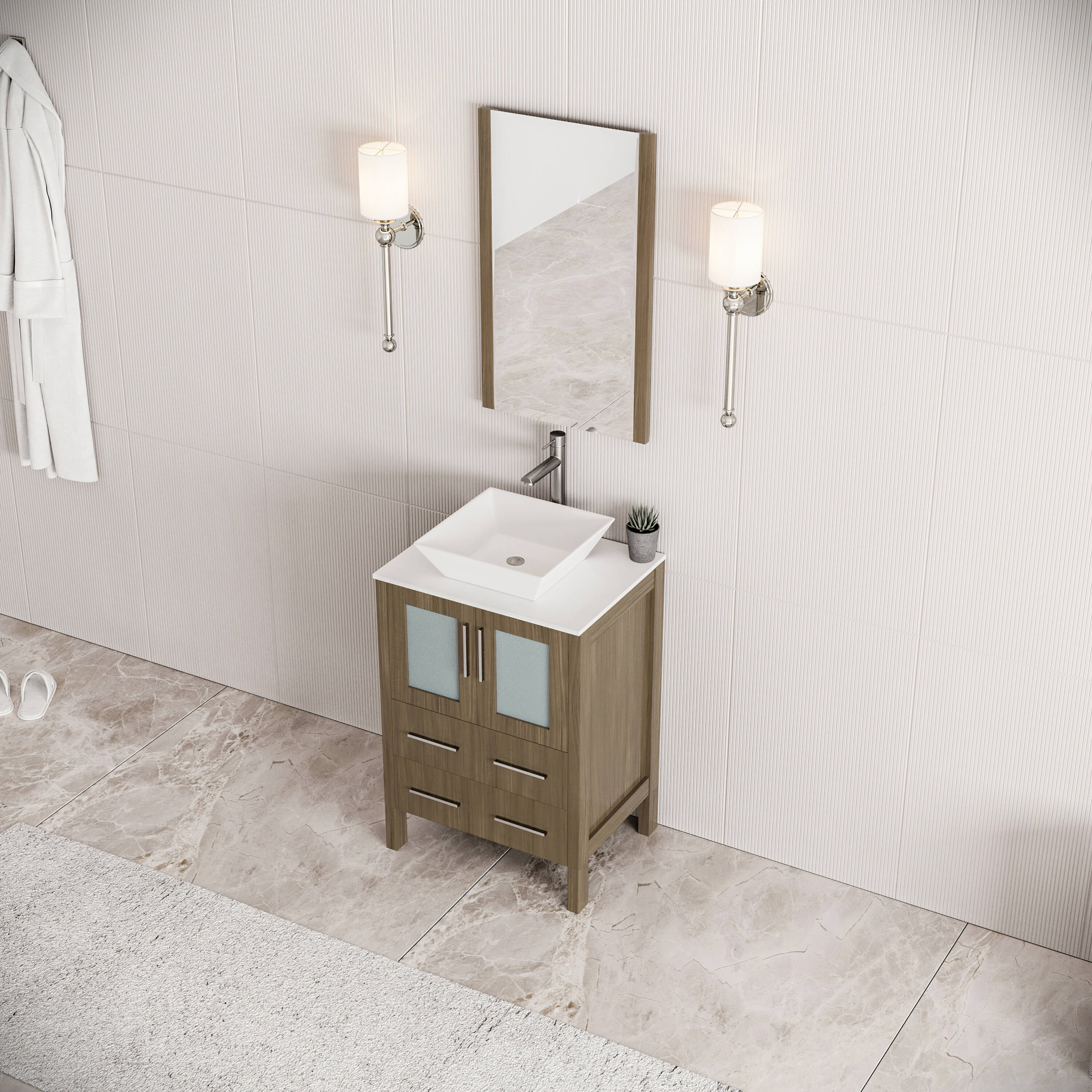 Fresca FVN6224GO-VSL Bath-Vanity-Combo - View #3