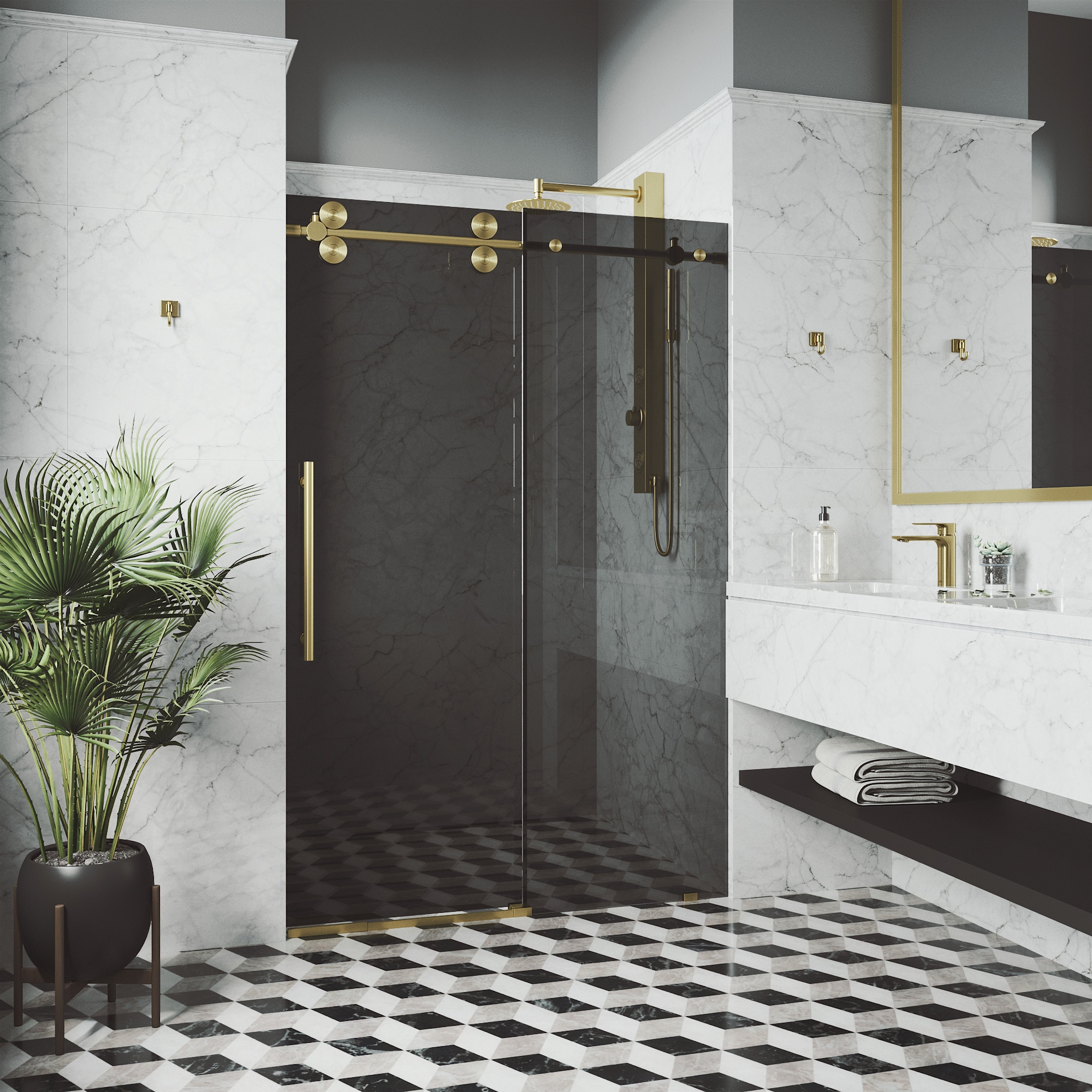 VIGO VG6041MGBLK6074 Shower-Doors - View #7