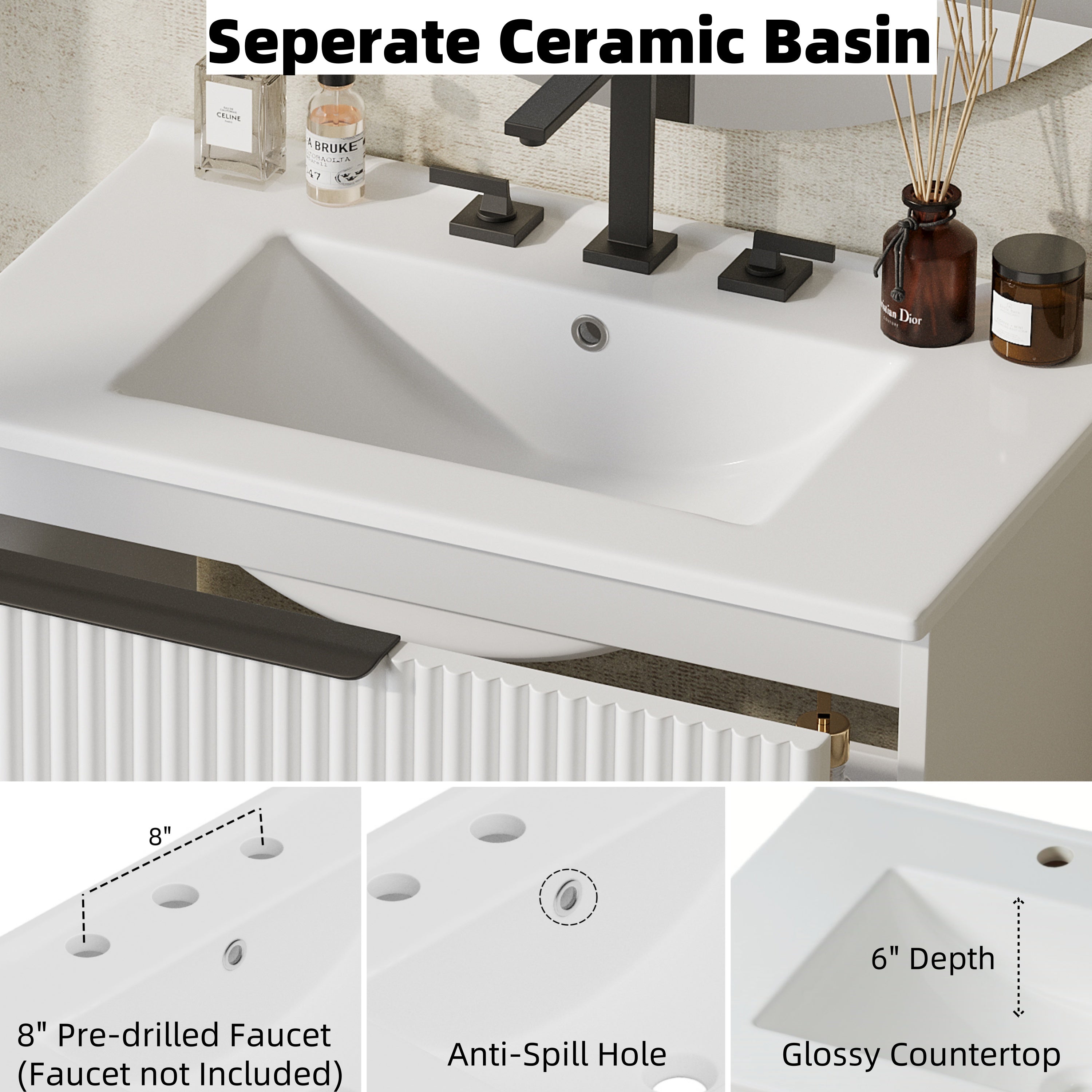 Boyel Living BL-NE-8915W Bath-Vanity-Combo - View #5