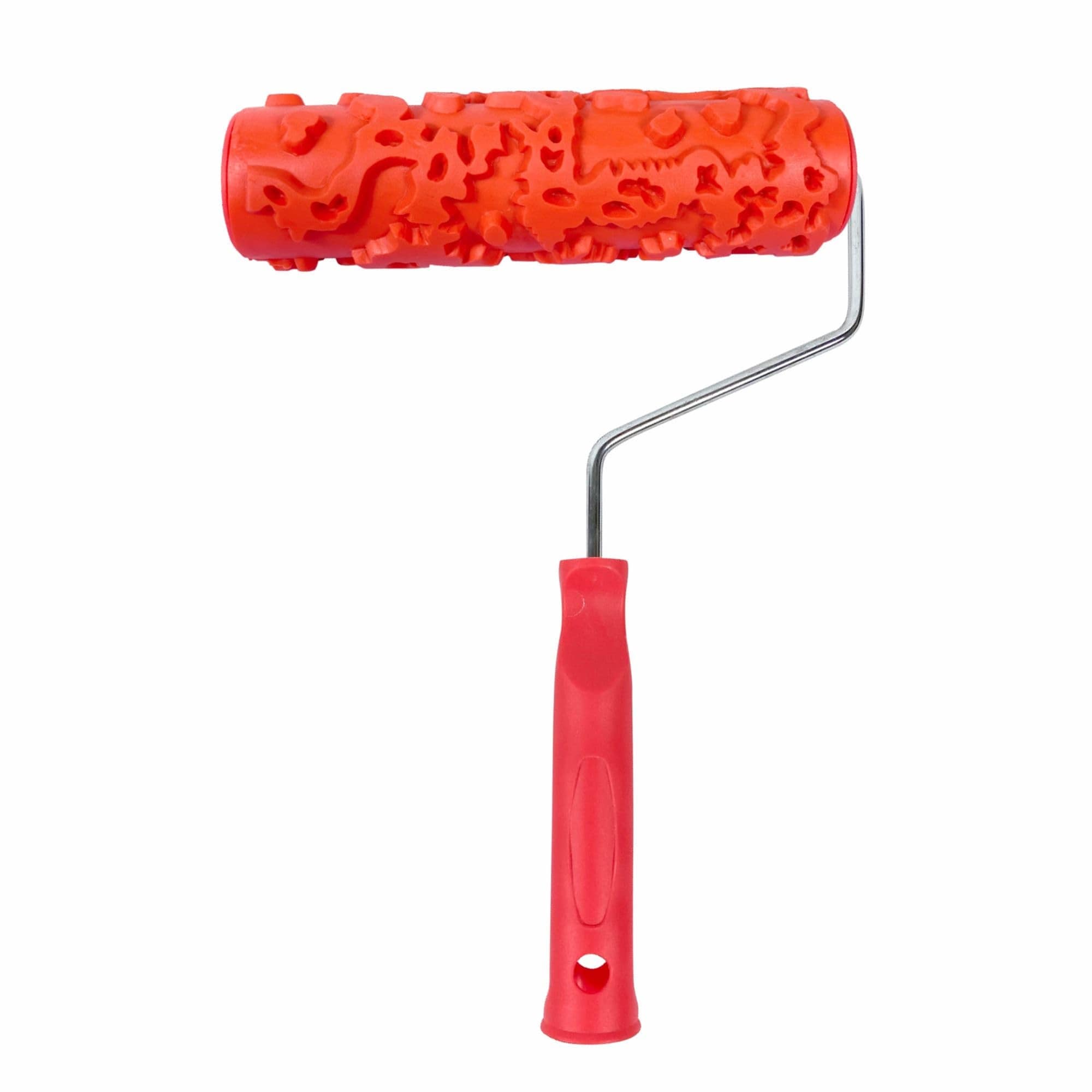 Phyfalip - 7 Inch Patterned Rubber Roller for Wall Decoration Classic Brick Texture Embossing To...