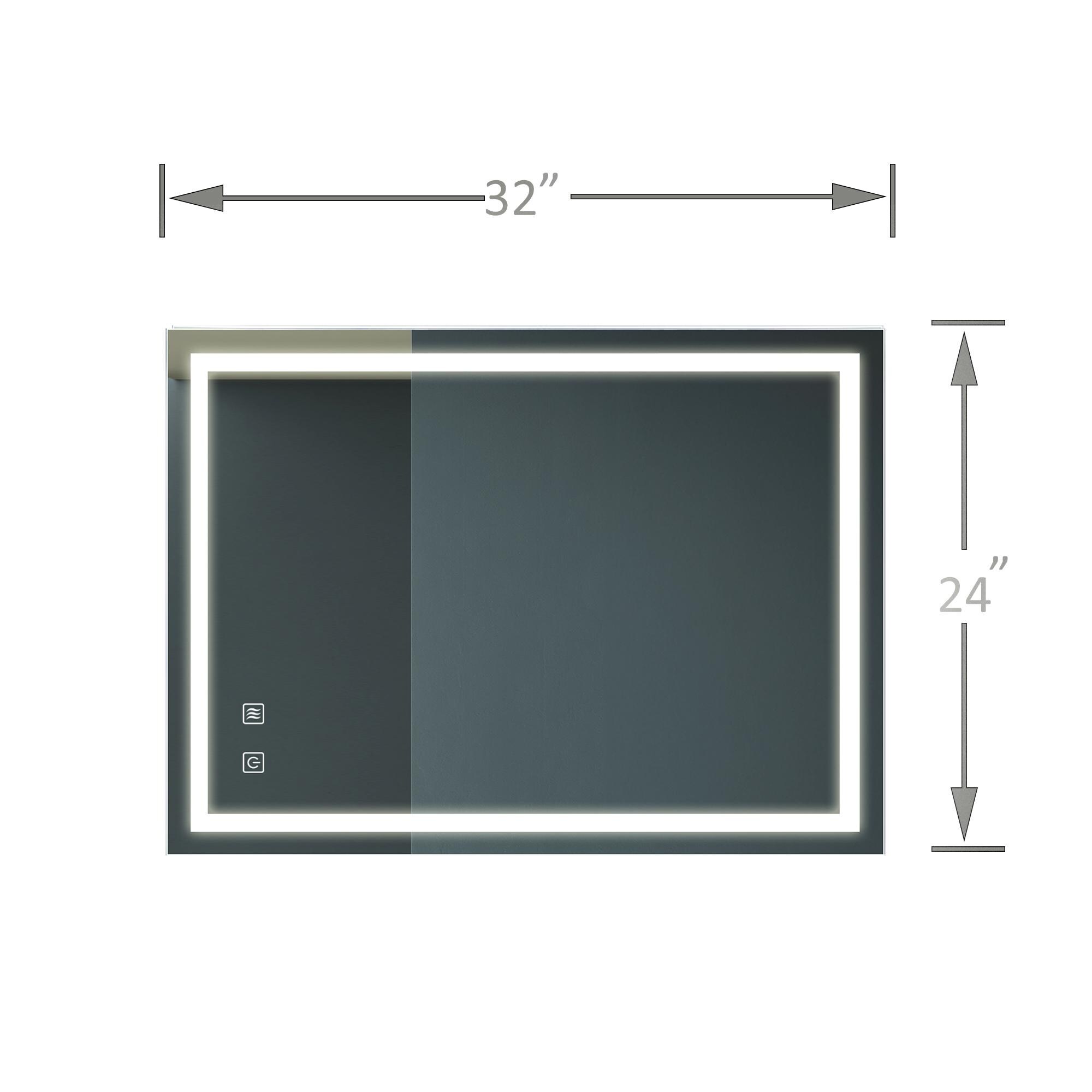 Bayfeve BF-10431-MIR Framed-Bath-Mirrors - View #3