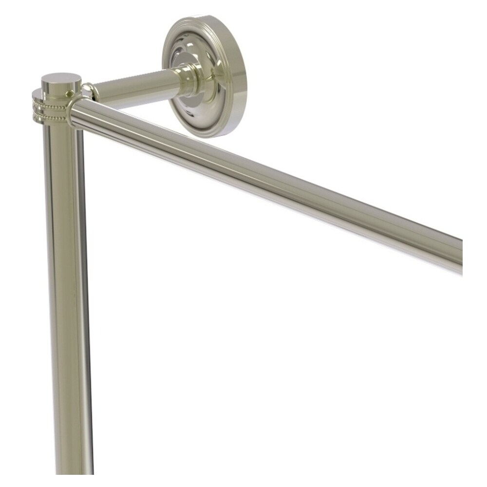 Allied Brass Prestige Regal 24-in double Polished Nickel Wall Mount ...