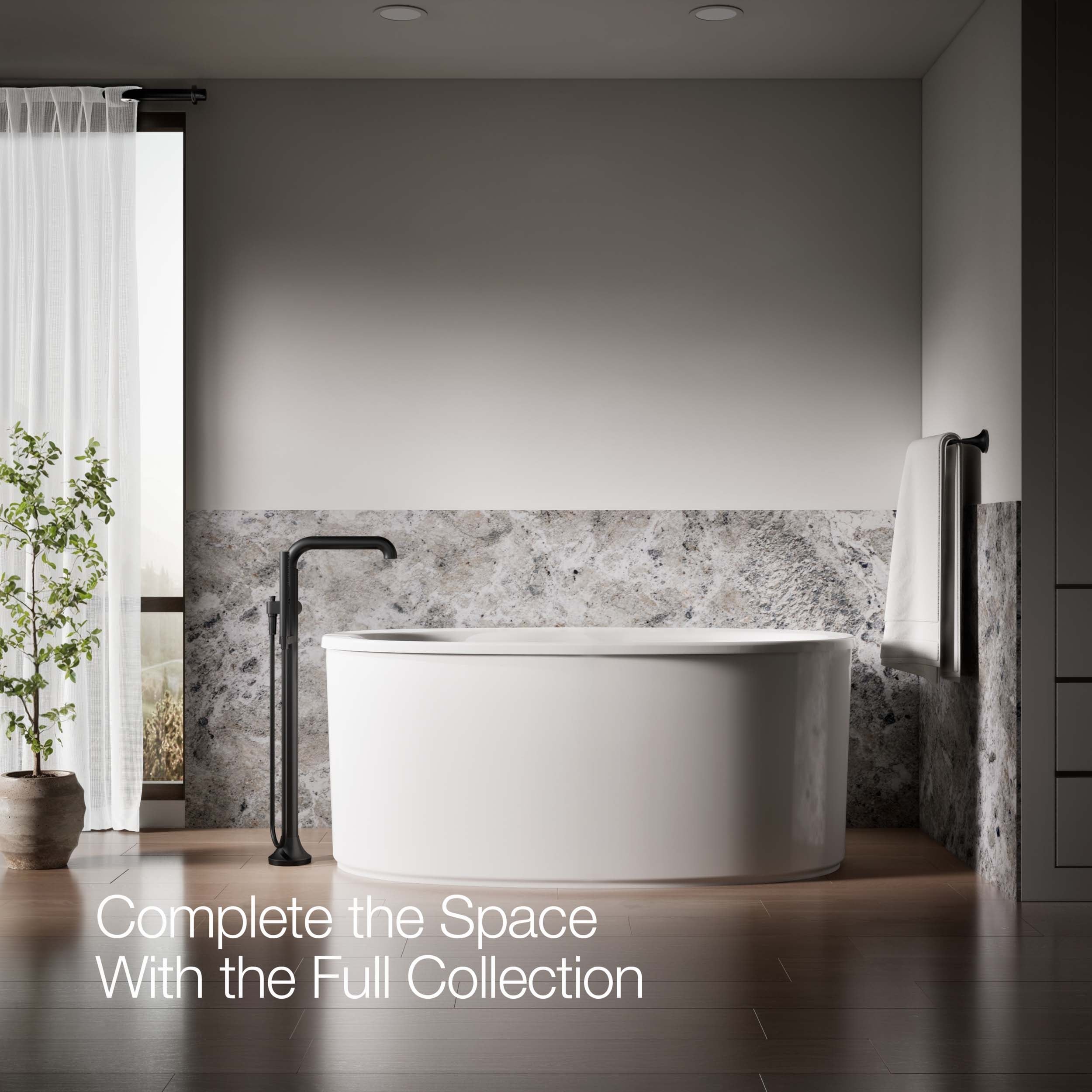 KOHLER T27424-4-BL Roman-Tub-Faucets - View #7