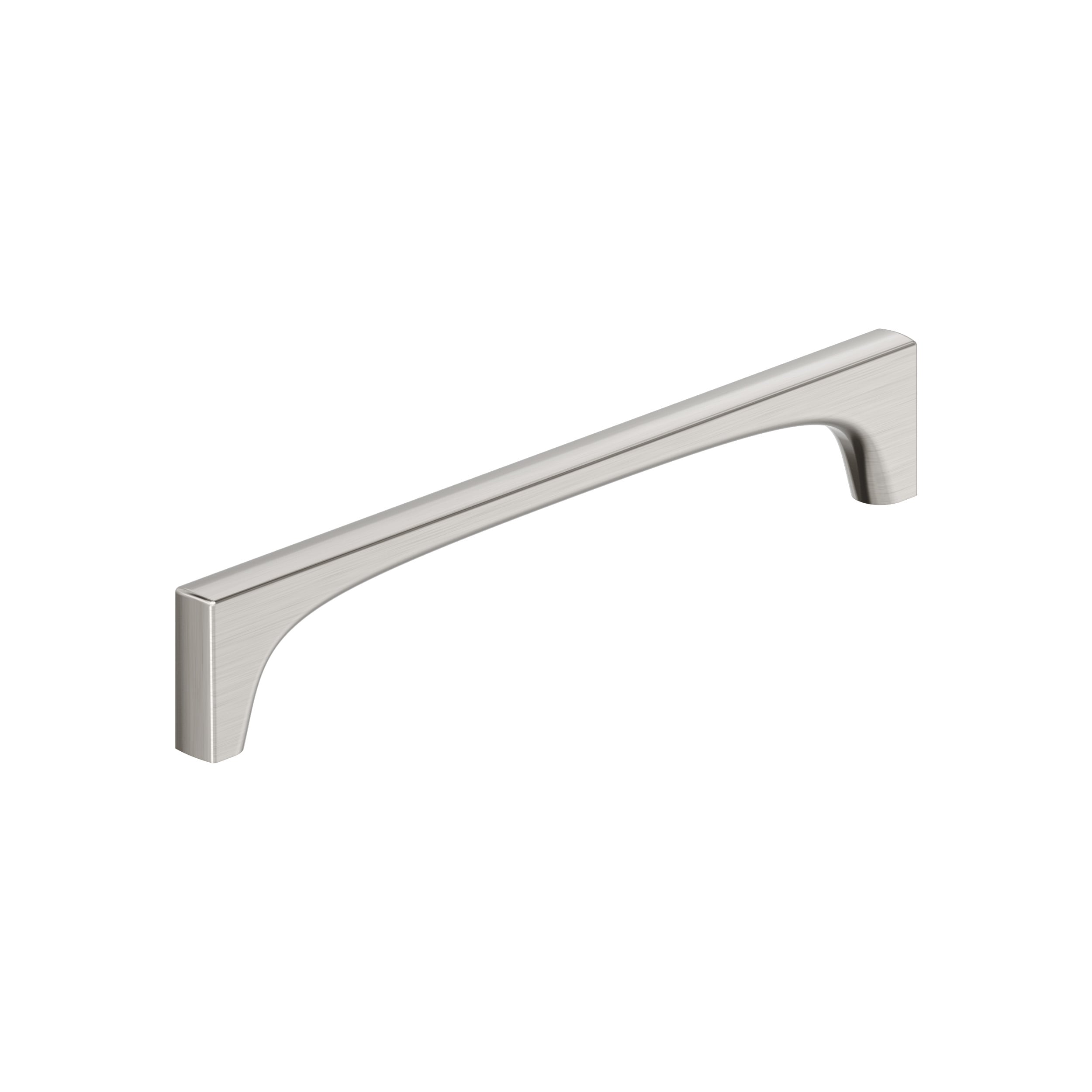 Amerock BP37426G10 Merced 7-9/16-in , 192mm Center to Center Satin Nickel Rectangular Bar