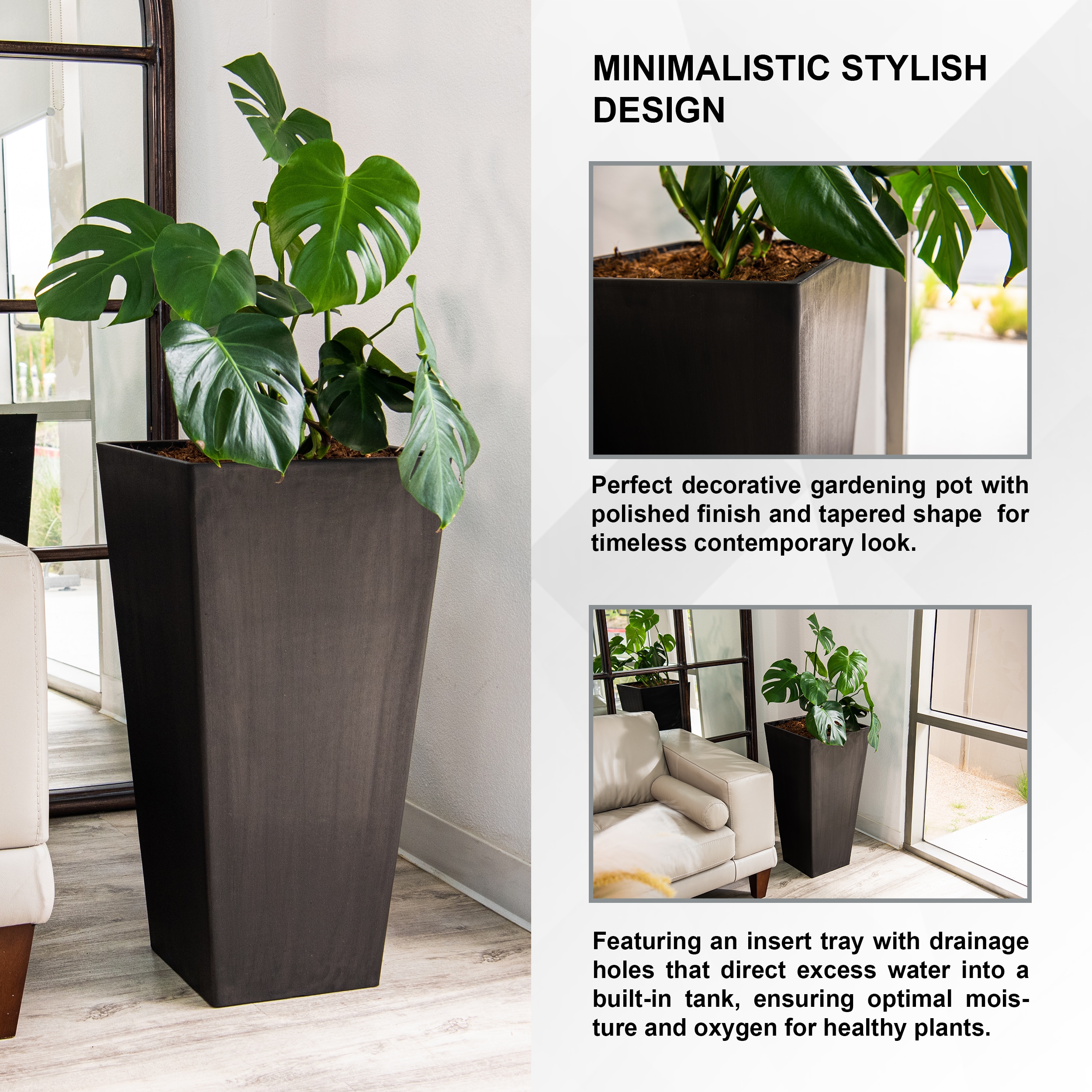 XBrand LW2617BK2 Planter-Window-Box - View #10