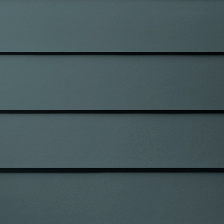 James Hardie Statement Collection HZ5 Fiber Cement Smooth Lap Siding Evening  Blue 8.25-in x 144-in at