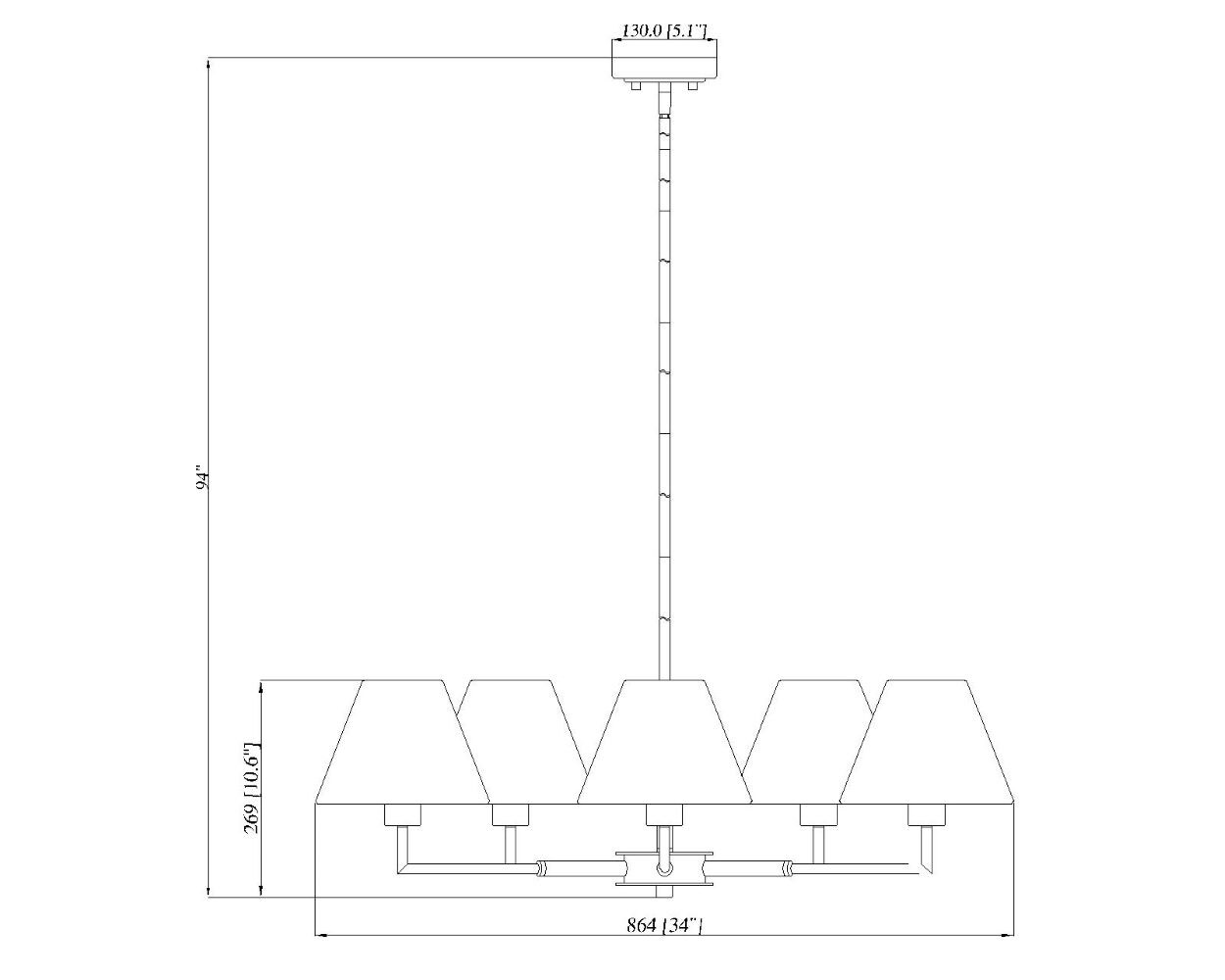Z-Lite 744-34R-MB b090015 - View #8