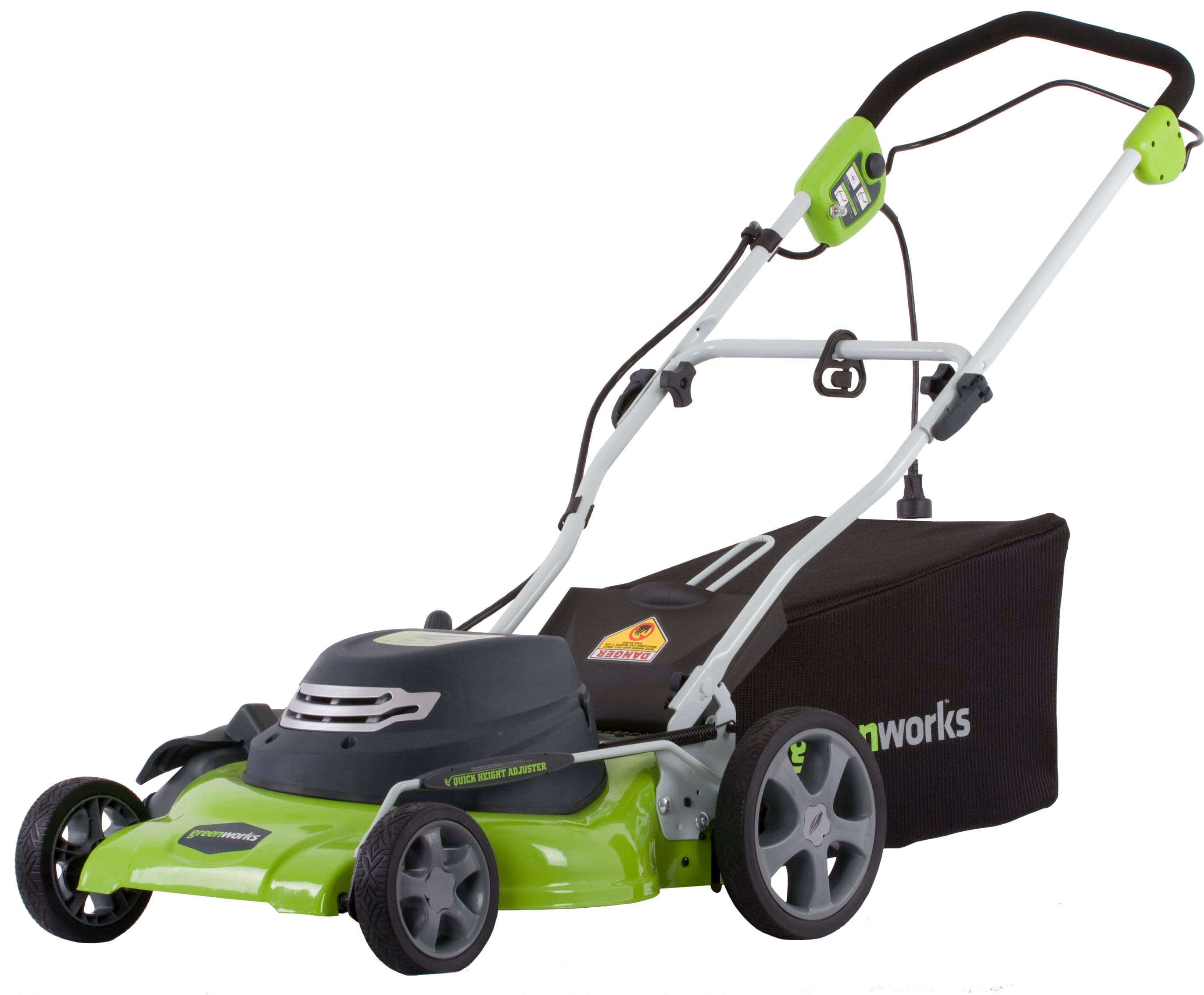 Greenworks Push button start Corded Electric Push Lawn Mowers at Lowes.com