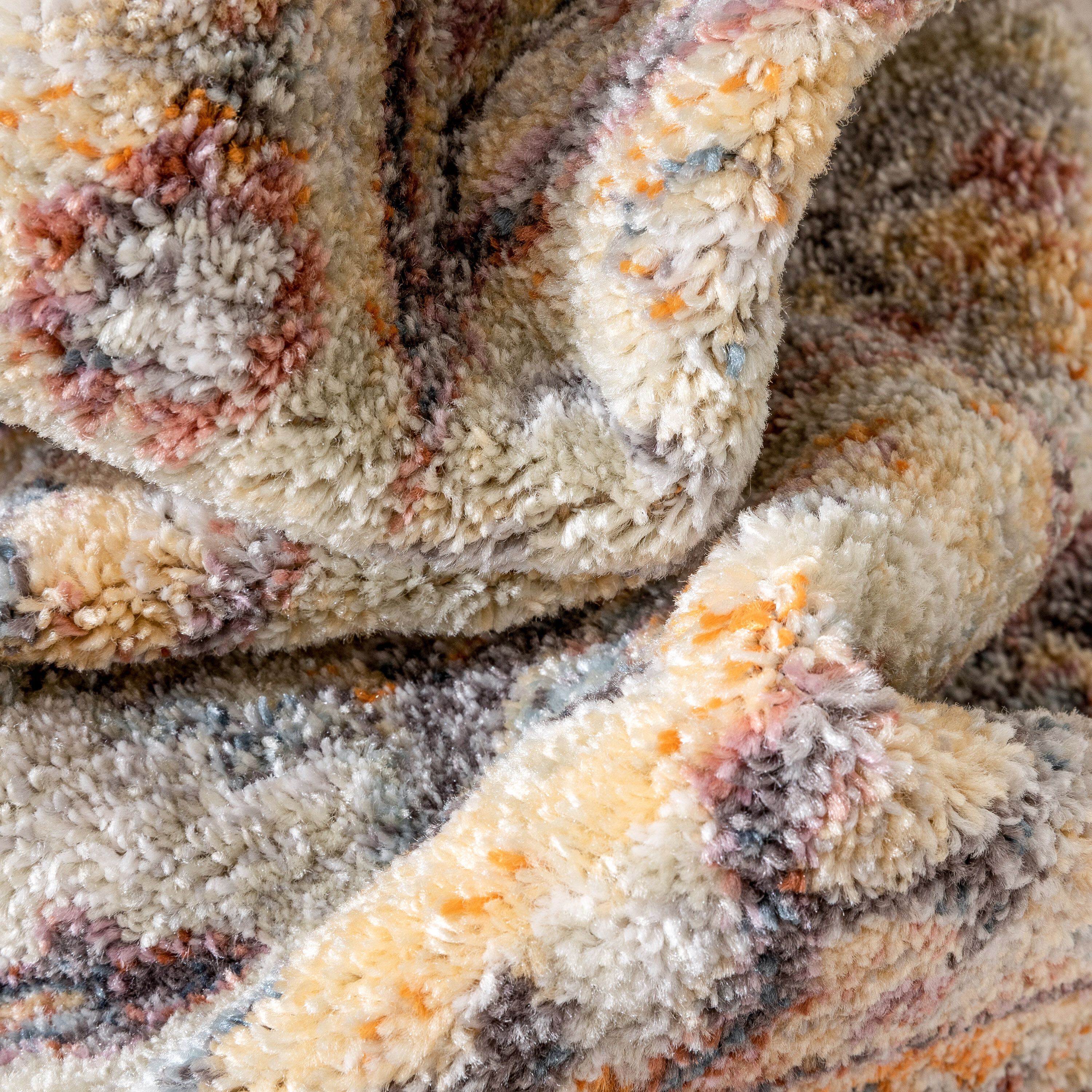 Vintage Bohemian Multicolor Synthetic 5' x 7' Area Rug