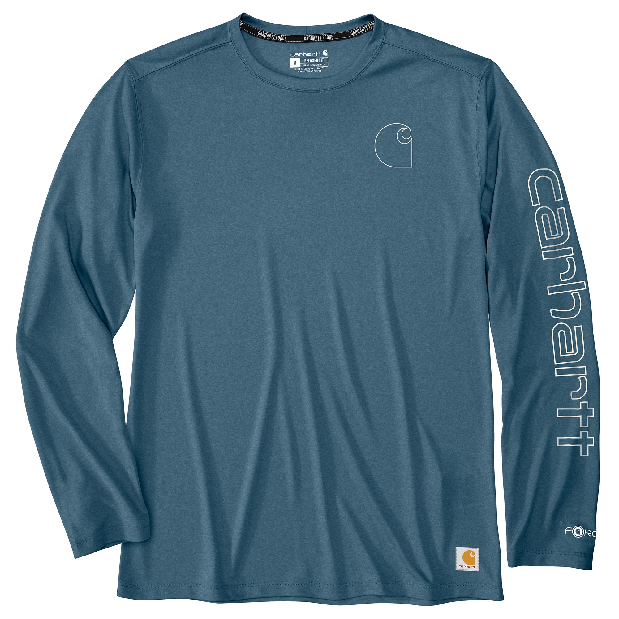 Carhartt 106164-HK92XLREG Men's Blue Jersey Long sleeve T-shirt ( 2XL )