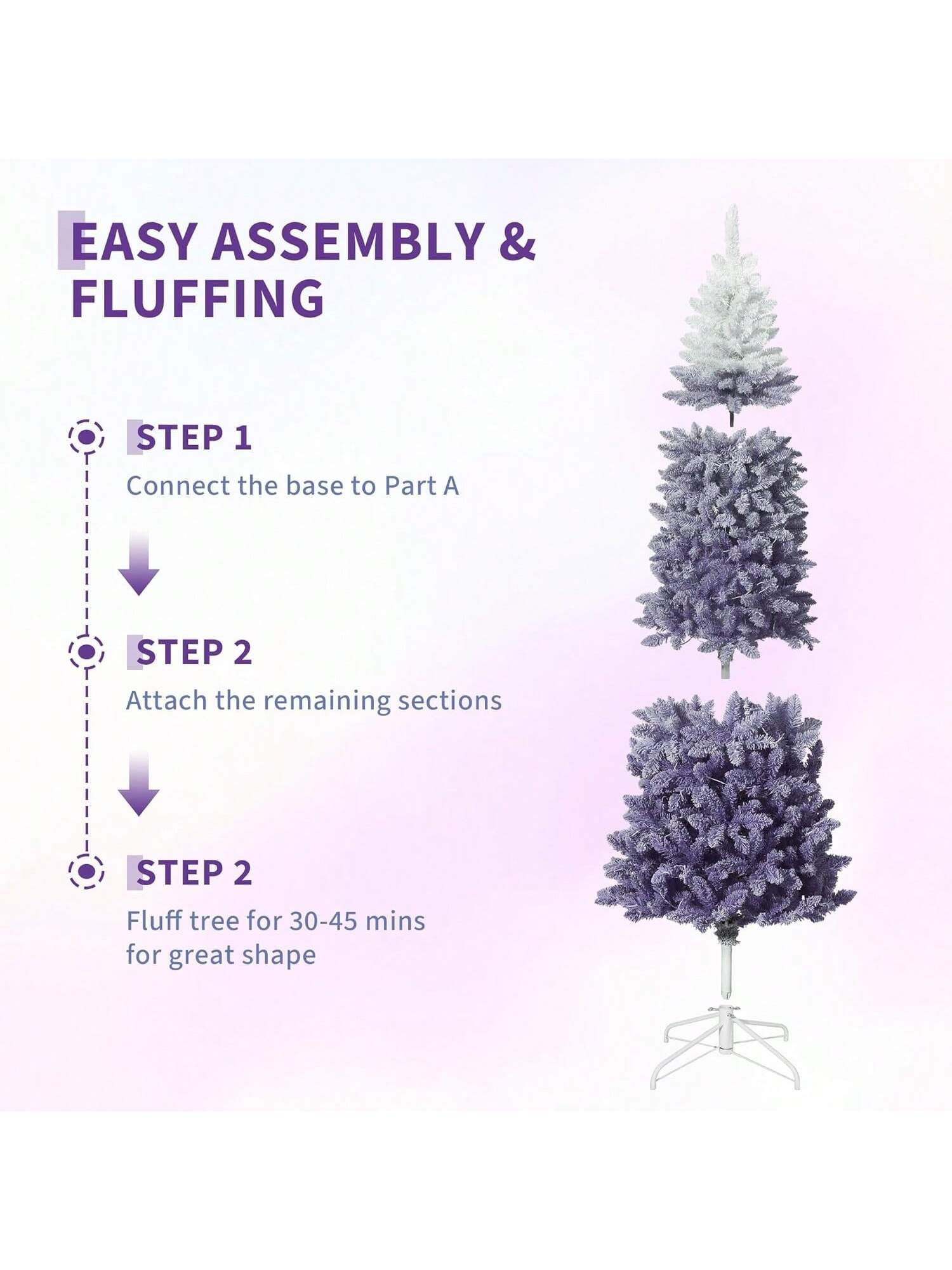 Qeetex BY-PHK-35HX4H5F Artificial-Christmas-Trees - View #5