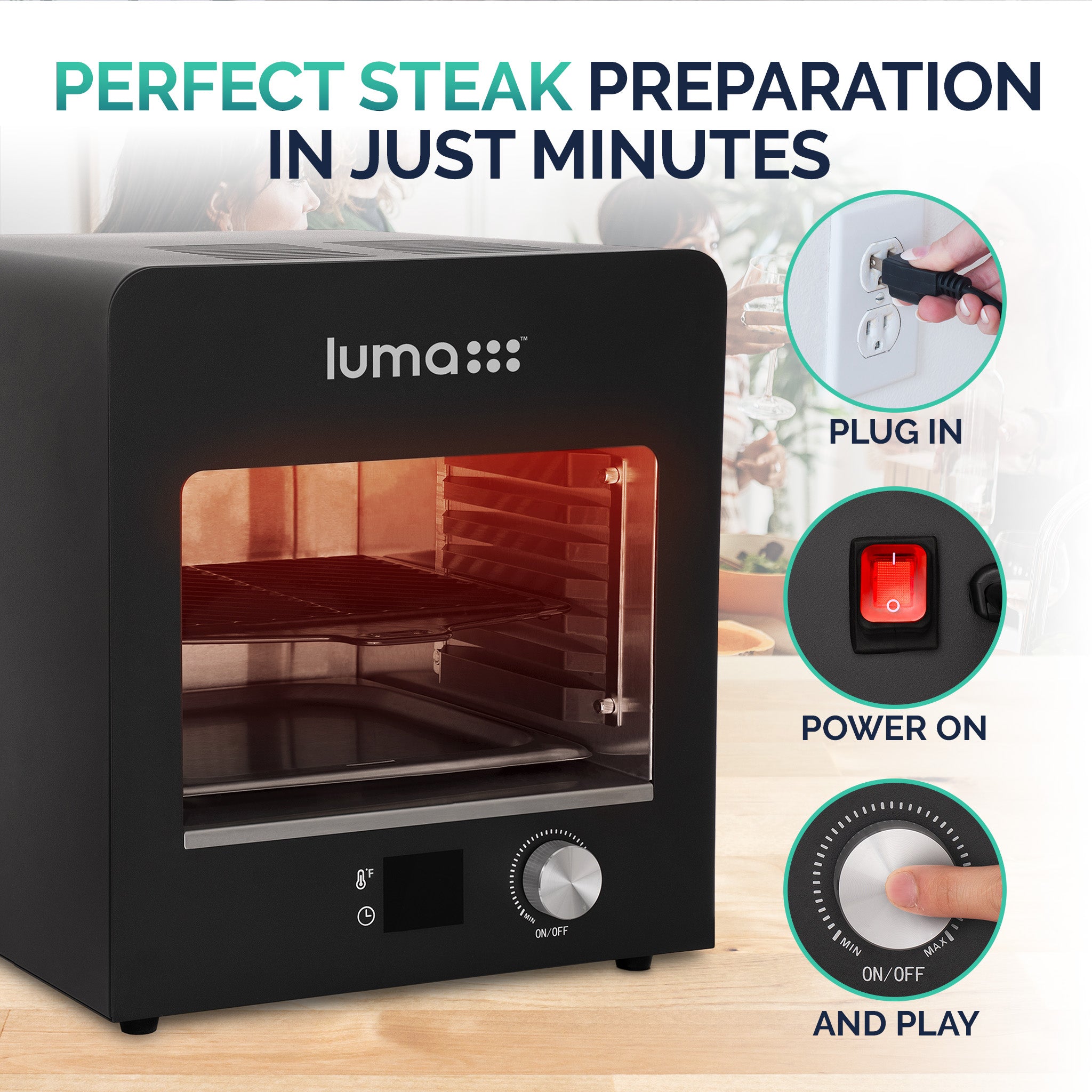 NewAir LSGE80BK00 Countertop-Toaster-Ovens - View #2
