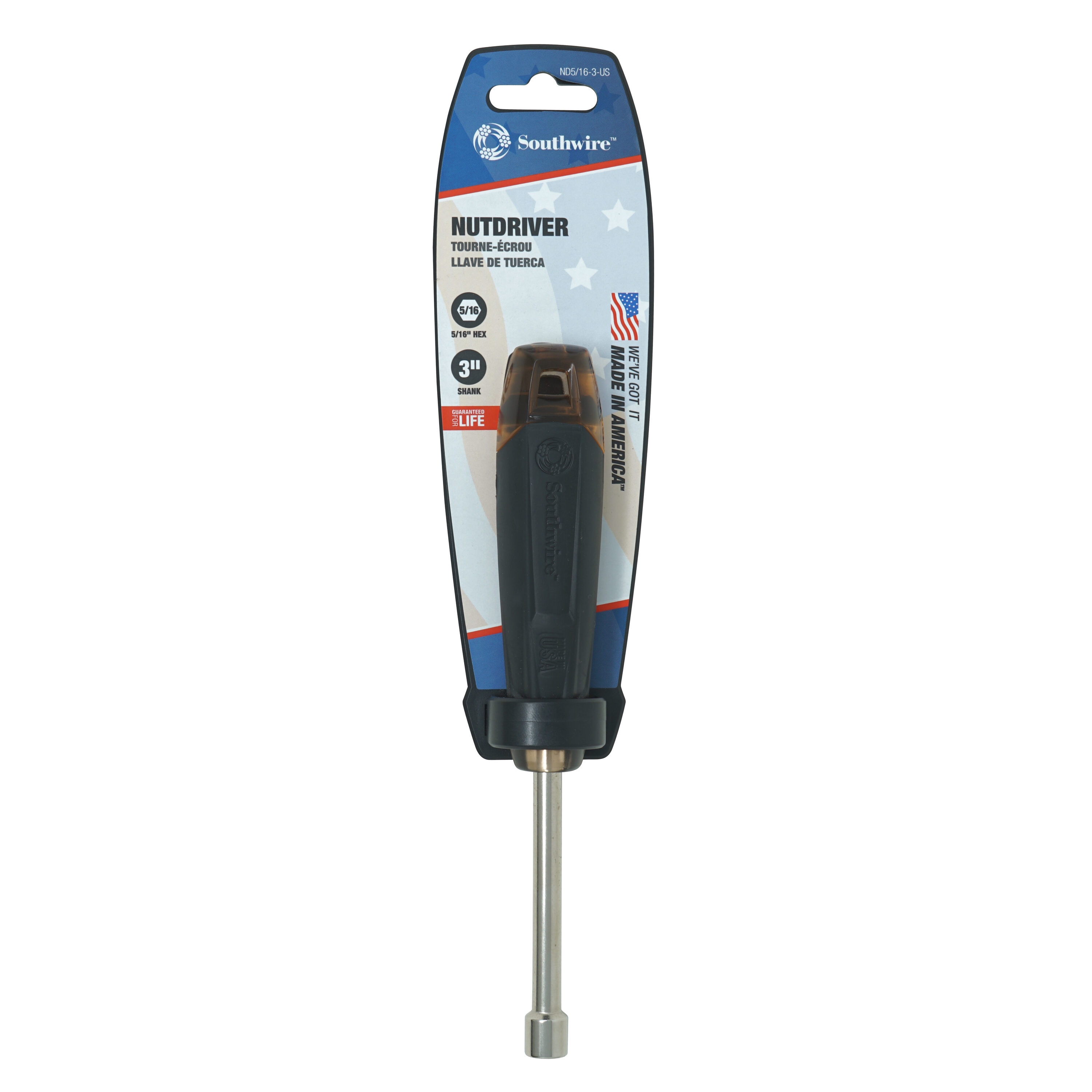 Southwire 65138240 5/16-in x 3-in Hex Nut Driver