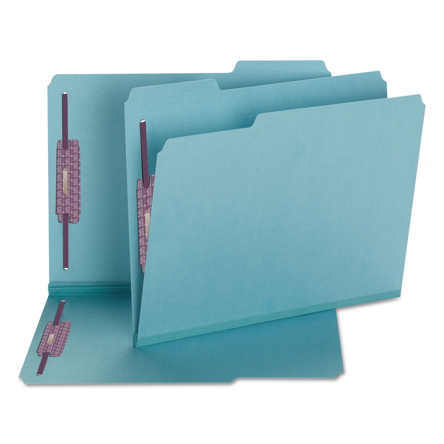 Smead Colored Pressboard Fastener Folders with SafeSHIELD Coated ...