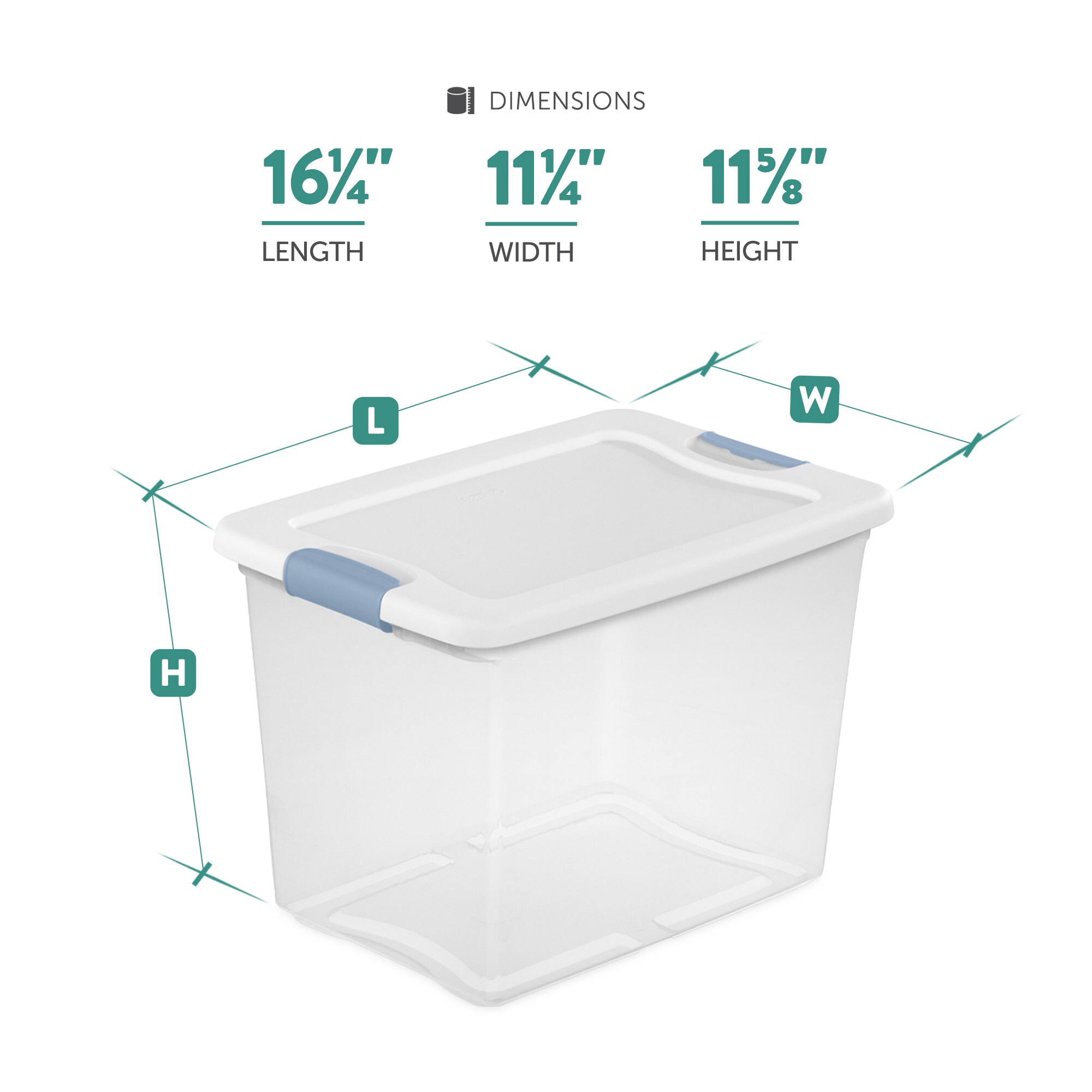 Sterilite 282344 Plastic-Storage-Totes - View #2