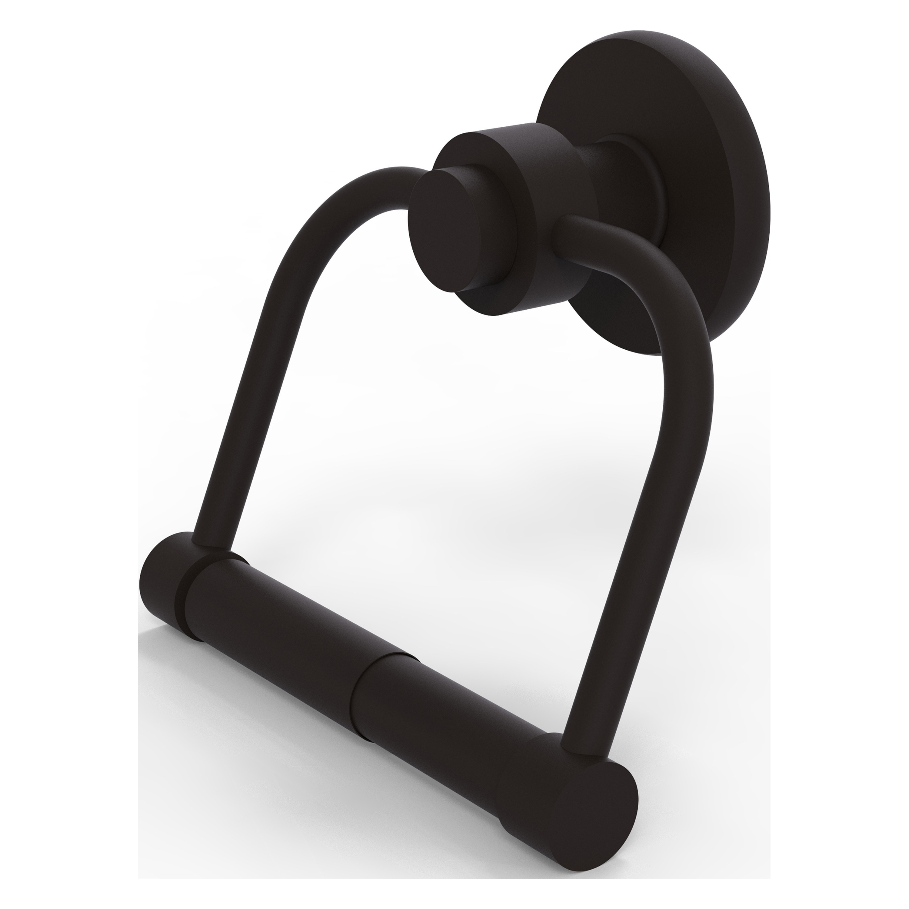 Allied Brass 924-ORB Mercury Oil-rubbed Bronze Wall mount Double post Toilet Paper Holder 1 -Rolls with Storage