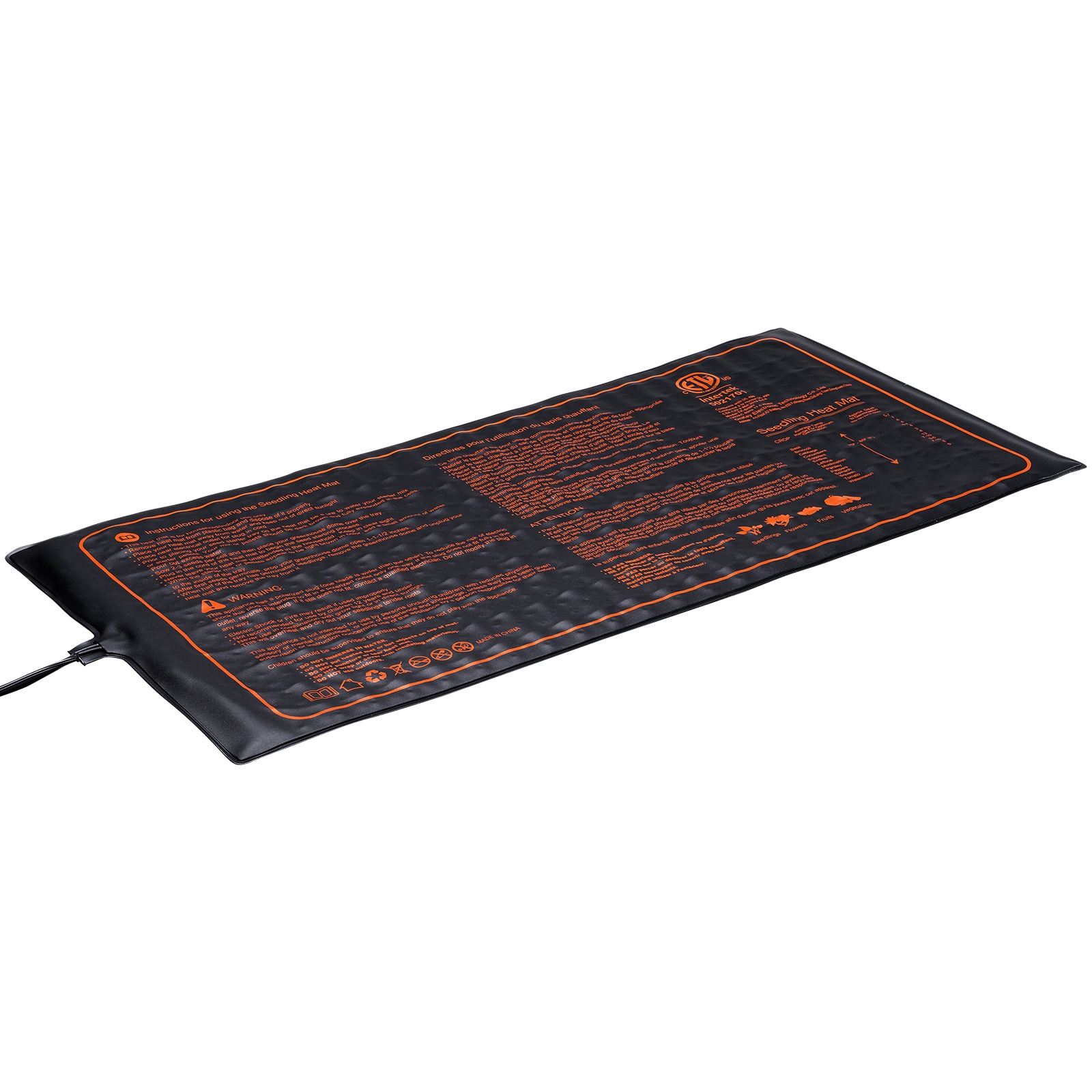 VEVOR YMJRD10X2075FL3TRV1 Heat mat