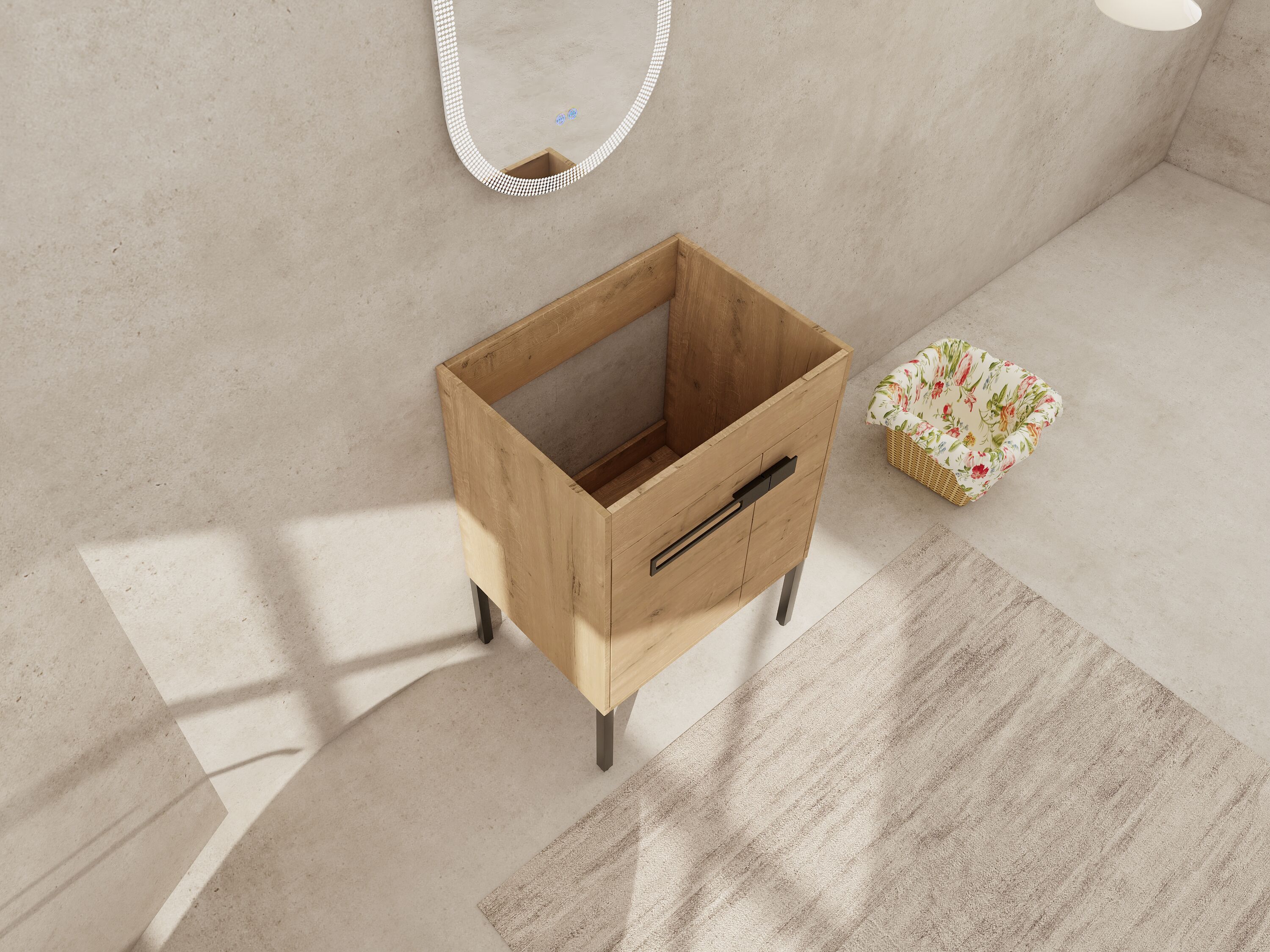 Wooakway FXLS0606-605BV005 Bath-Vanity-Combo - View #2