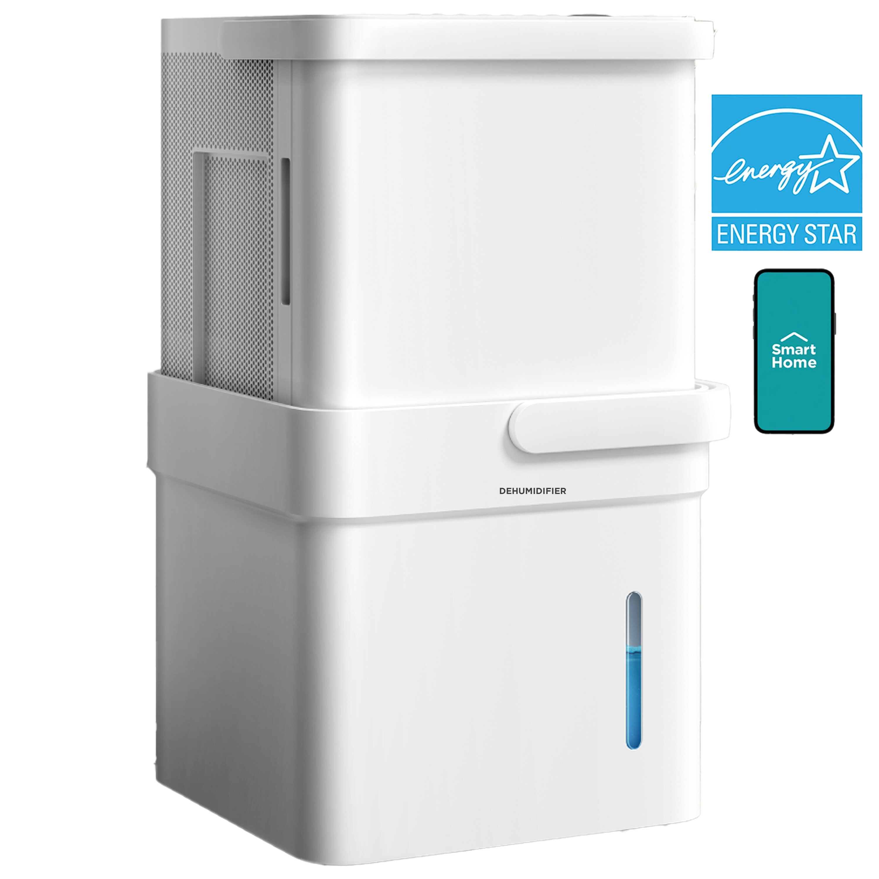 Midea MAD50S1QWT Cube 4.2-Gallon 50 -Pint 2 -Speed Wi-Fi Connected ENERGY STAR Certified (For Rooms 3001+ Square Feet) White