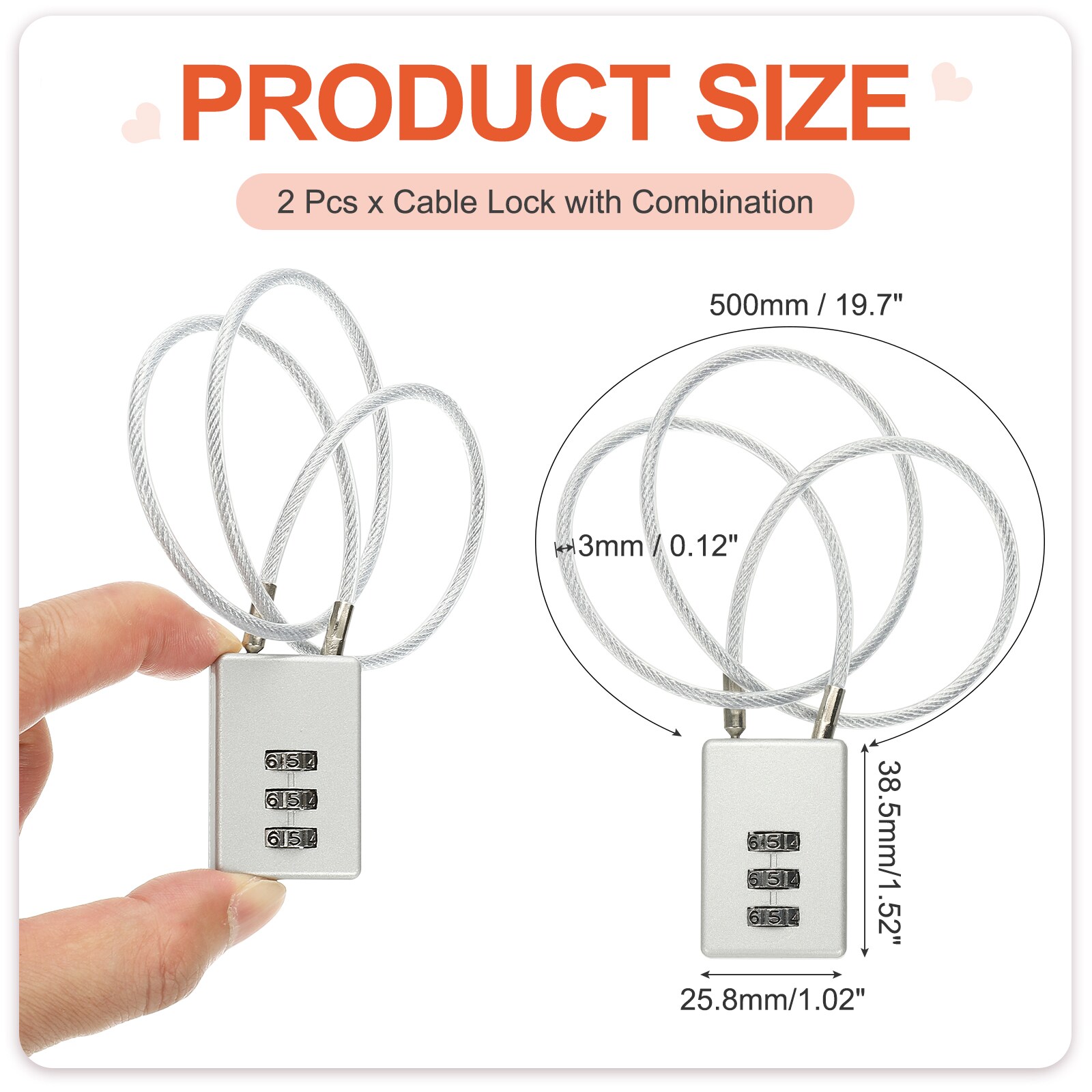 PATIKIL S26012600UX3855 Padlocks-Locks-Cables - View #2