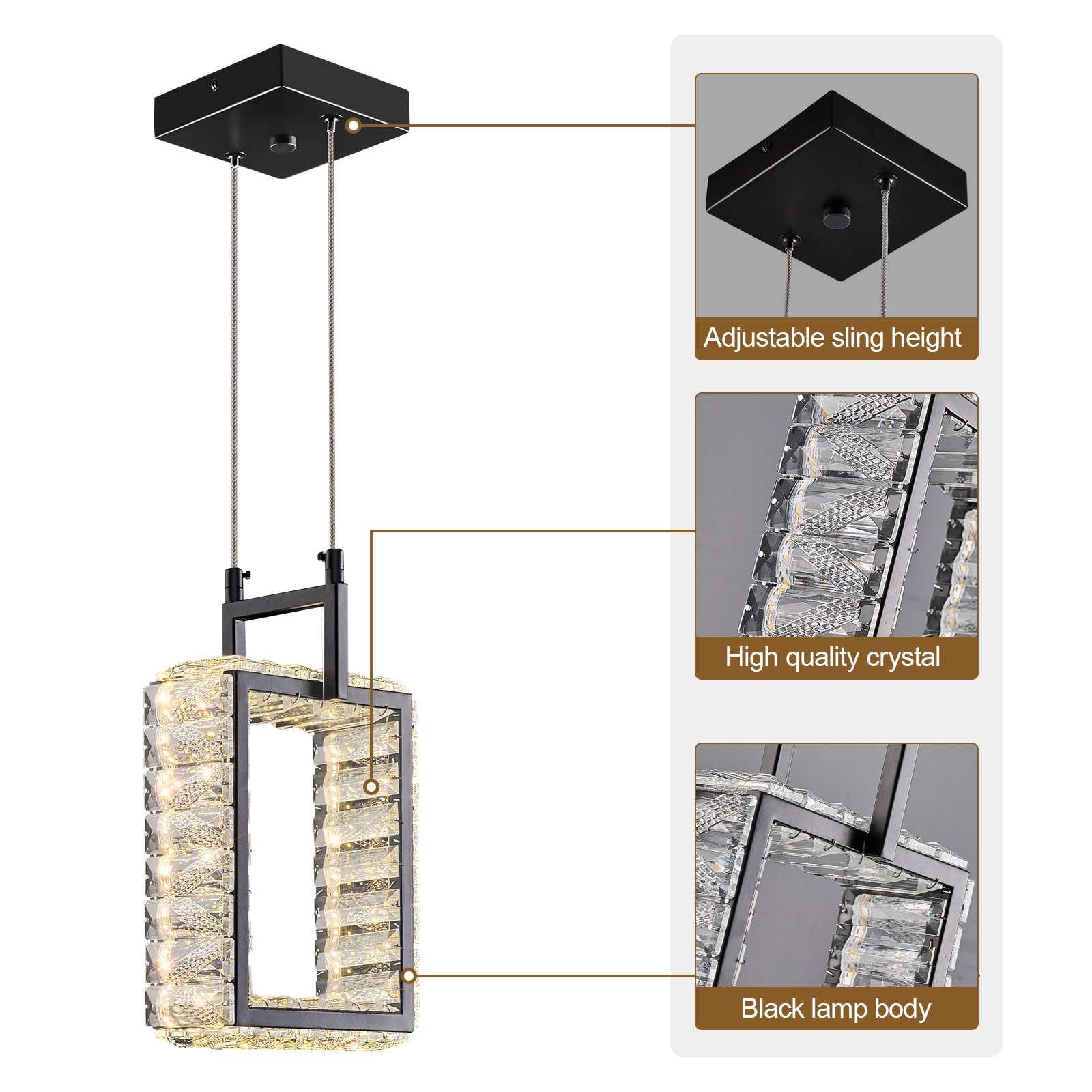 ZHLLMQ JP-029BLACK-CF-1 Pendant-Lights - View #4