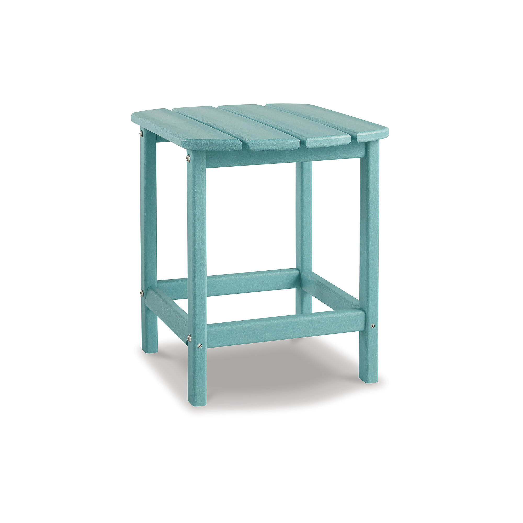 Signature Design by Ashley P012-703 Sundown Treasure Turquoise Outdoor End Table with Weather Resistant HDPE