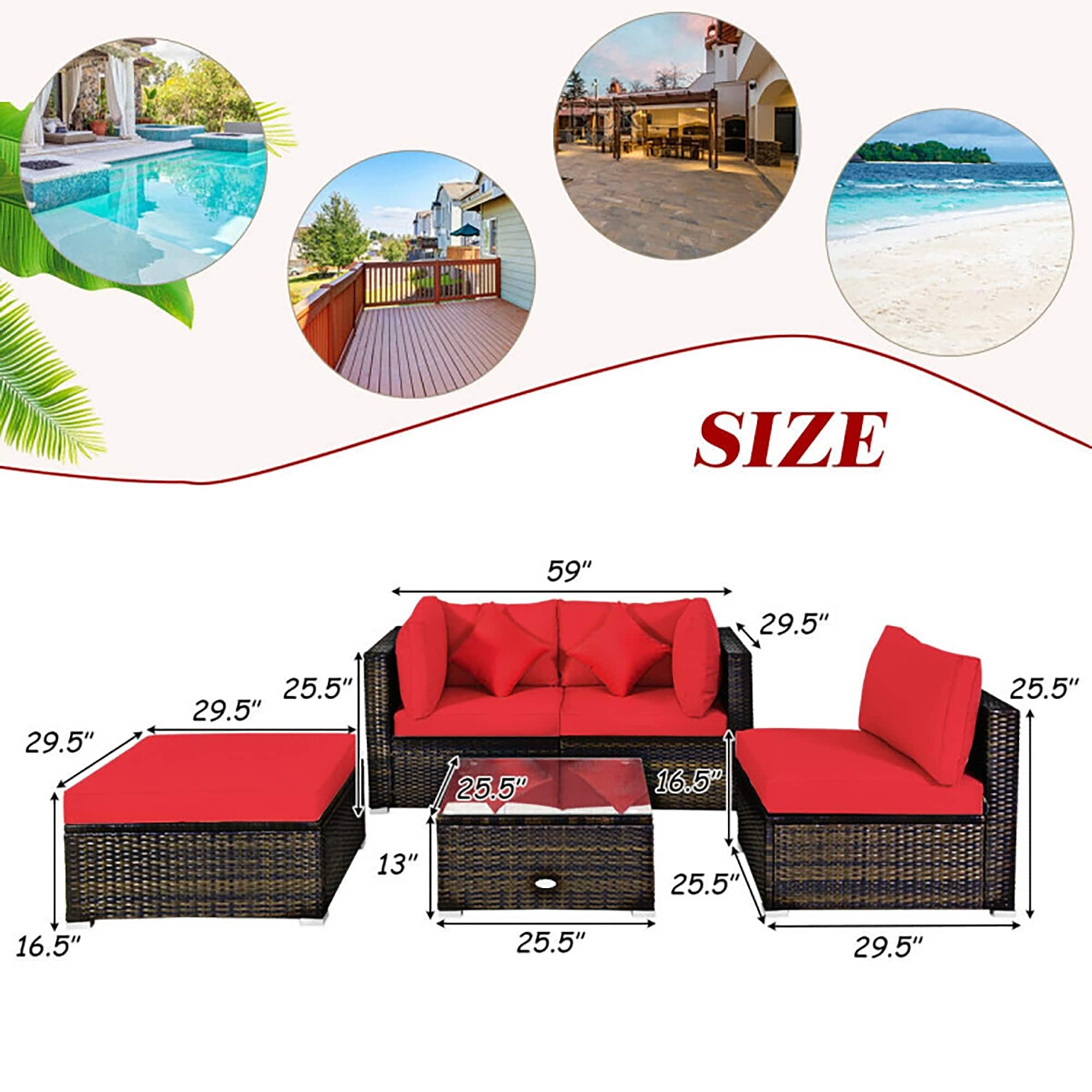 CASAINC TR-SH000101AAE Patio-Conversation-Sets - View #8
