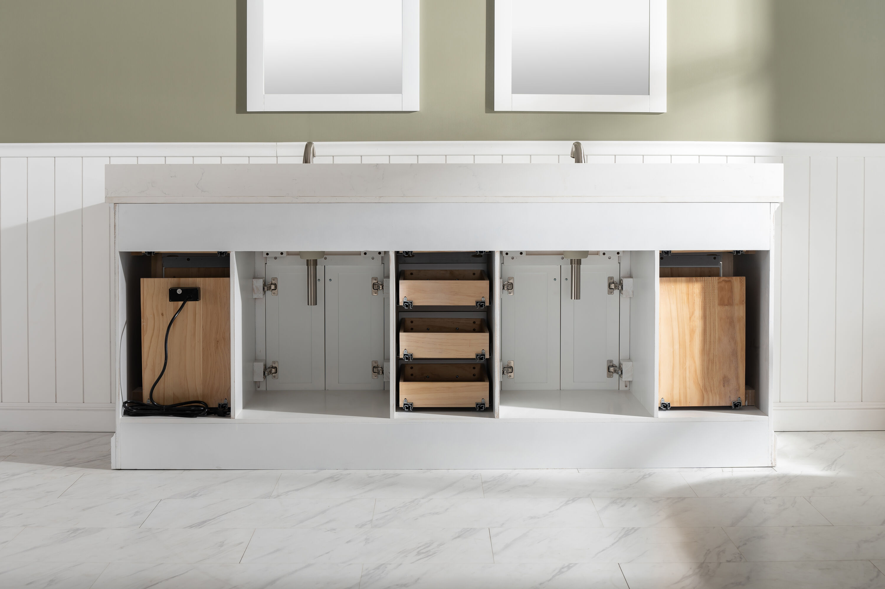 Design Element ML-84-WT Bath-Vanity-Combo - View #16