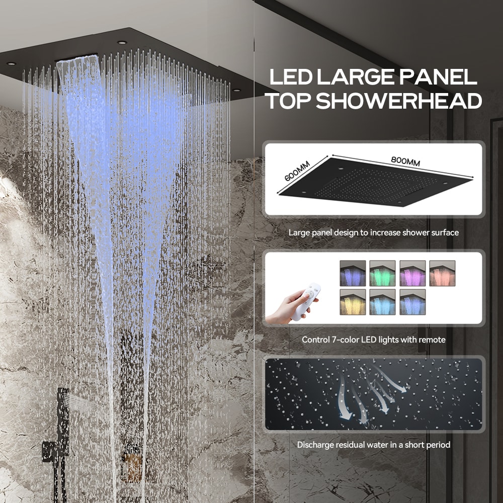 CASAINC KCHS0024-MB Showerhead-Bar-Panels - View #2